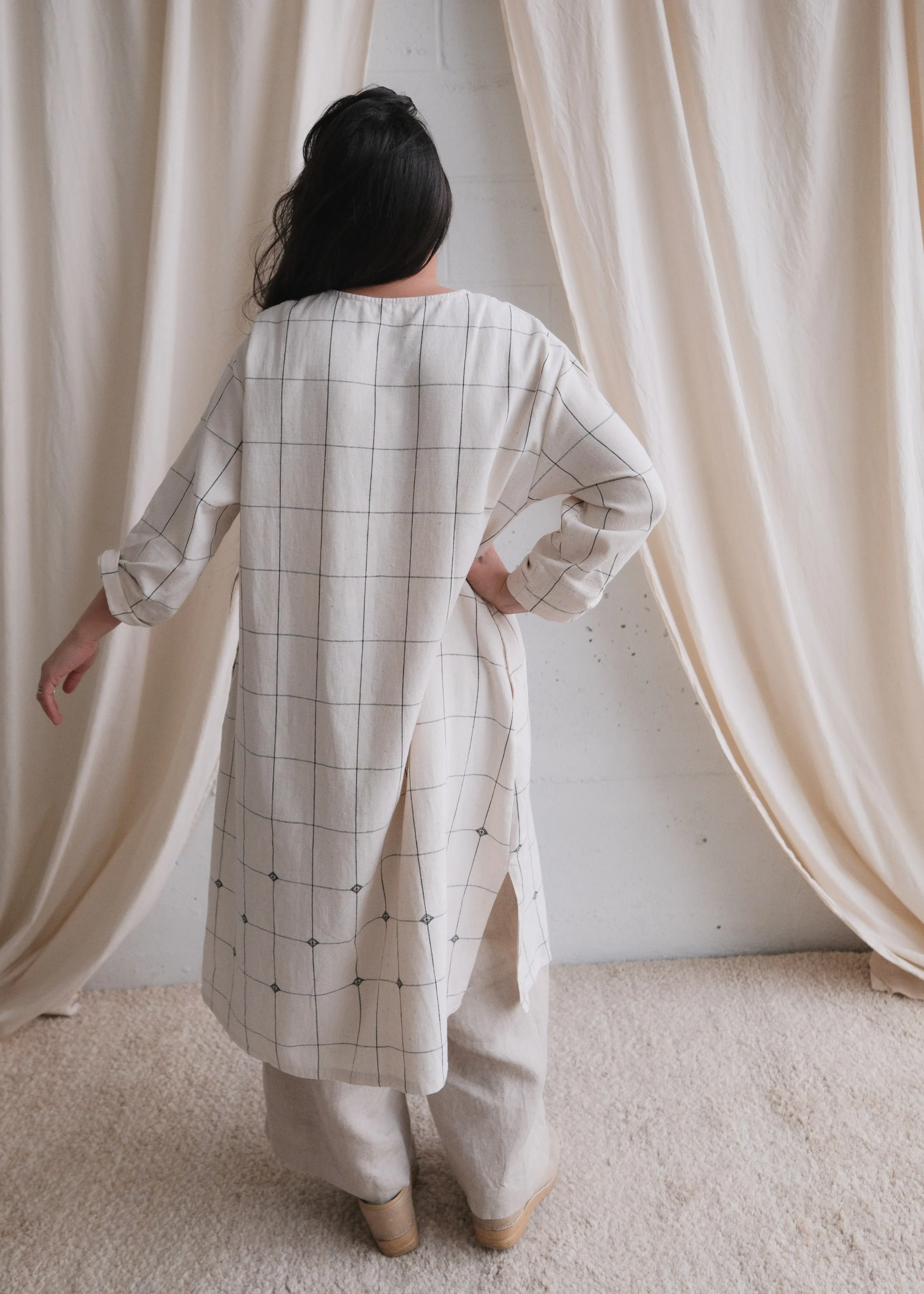 Balotra Dress - Handwoven Kala Cotton - Bohème - Image 2