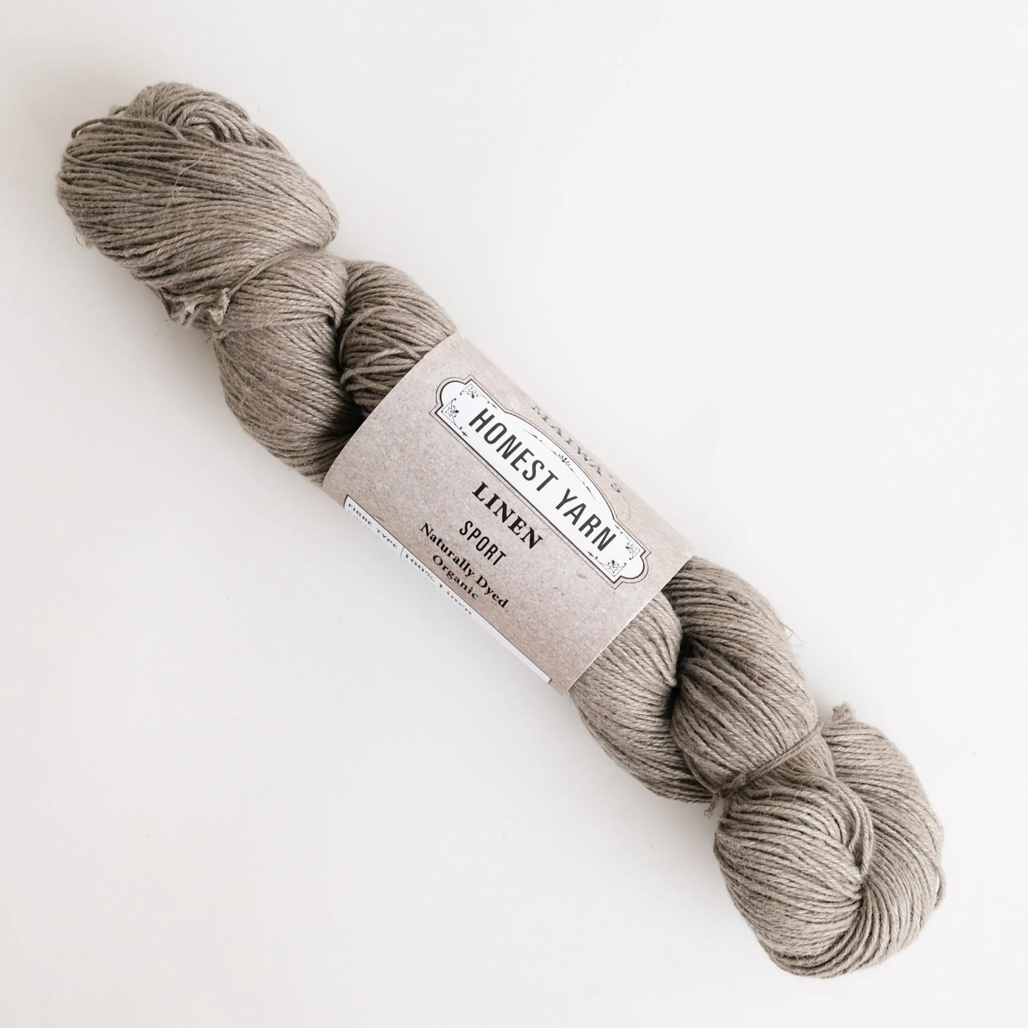 Honest Yarn - Naturally Dyed Organic Linen - Sport - Smoke - Image 2