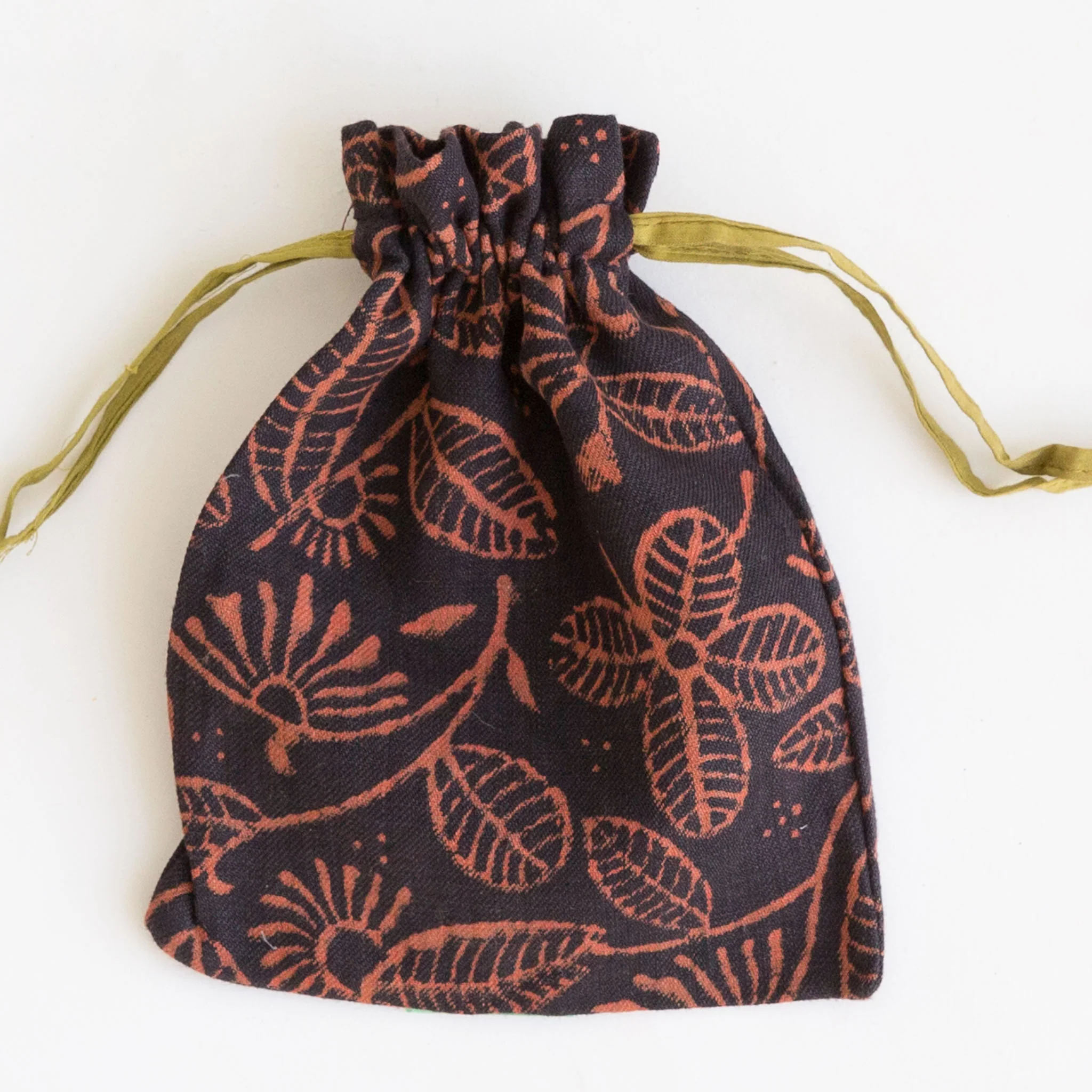 Drawstring Bag - Small - Red & Black - Image 3