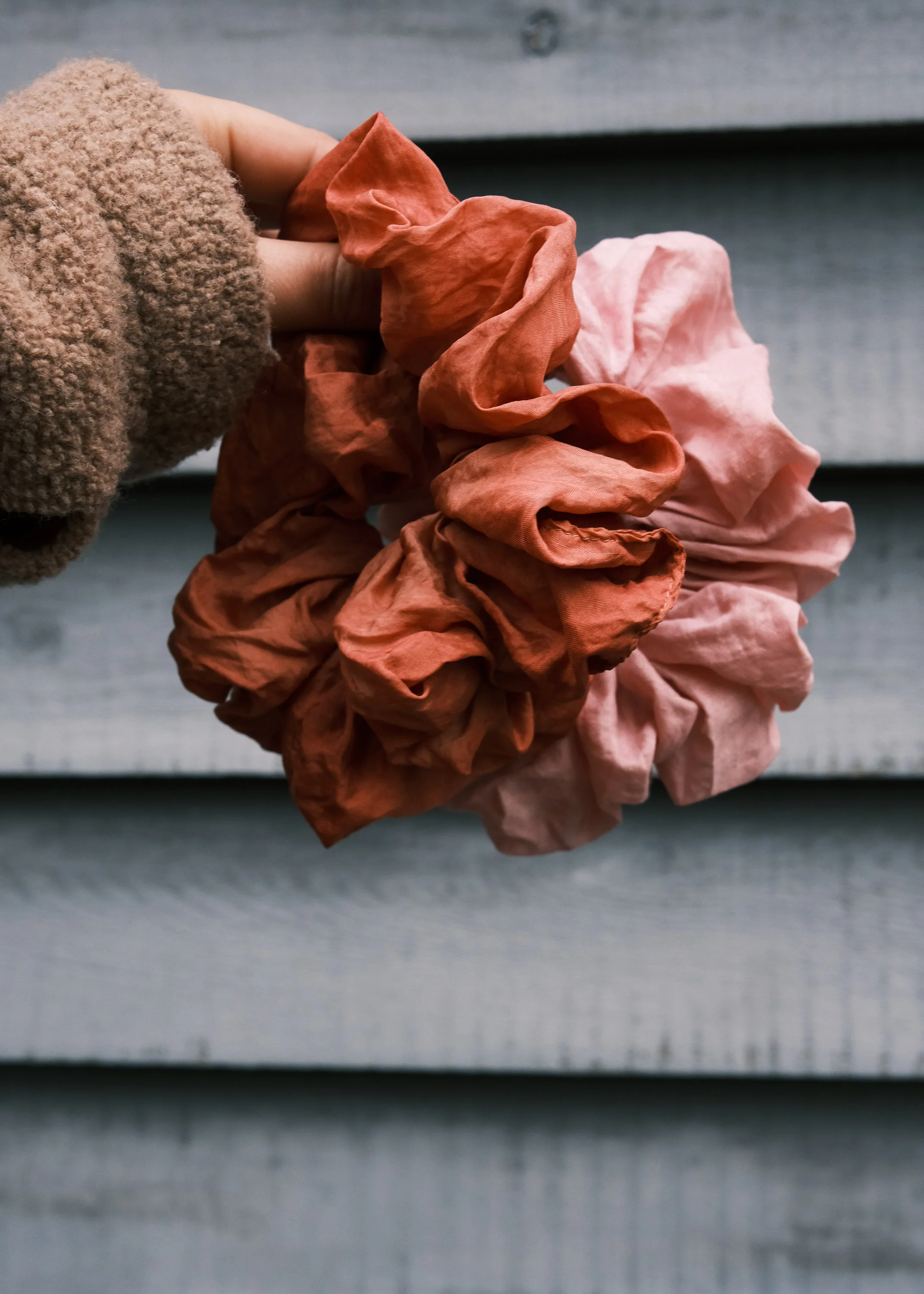 Silk Scrunchie - Large Classic -Dyeable - Image 8