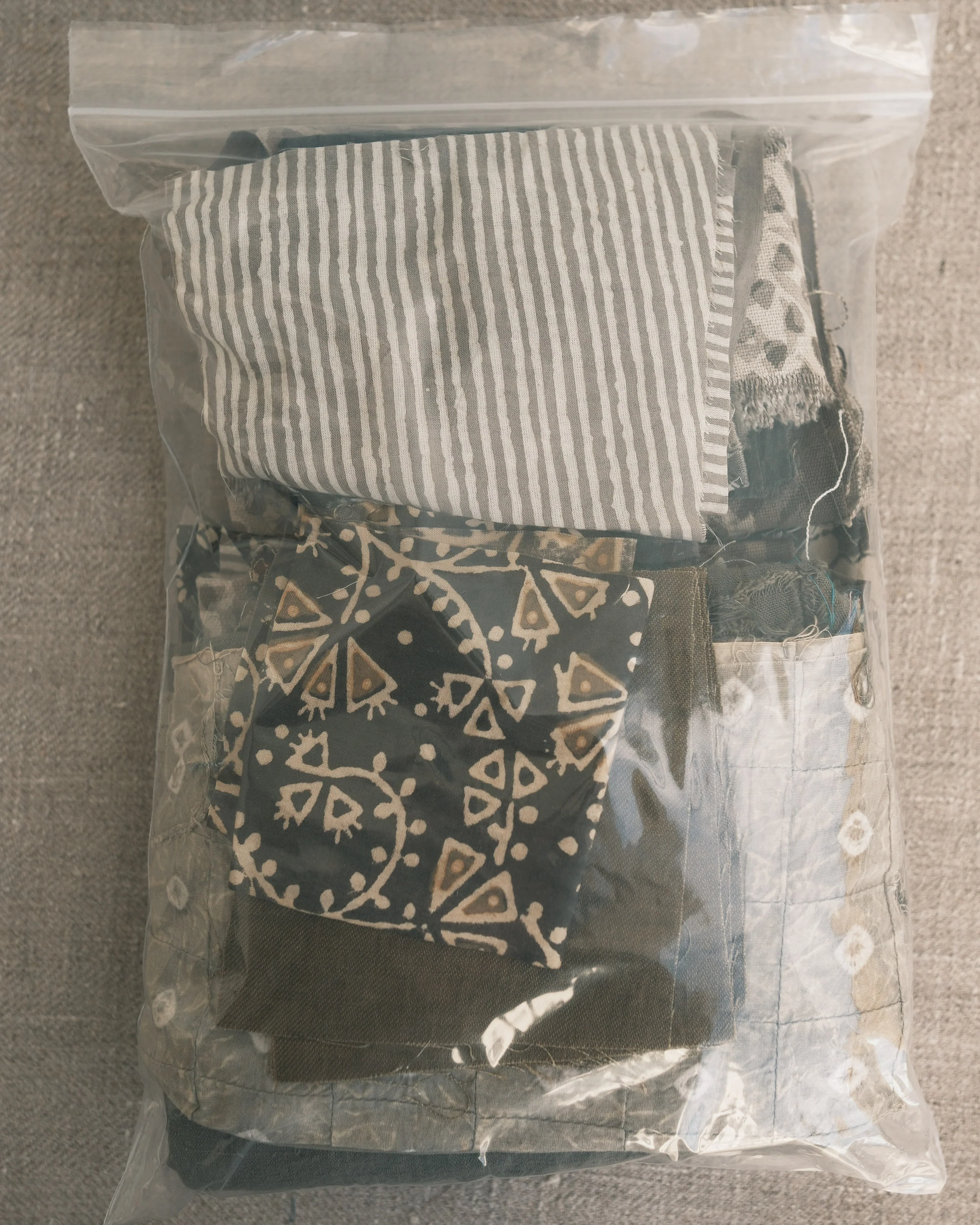 Fabric Offcuts - Naturally Dyed - Mixture of natural fibres - Image 11