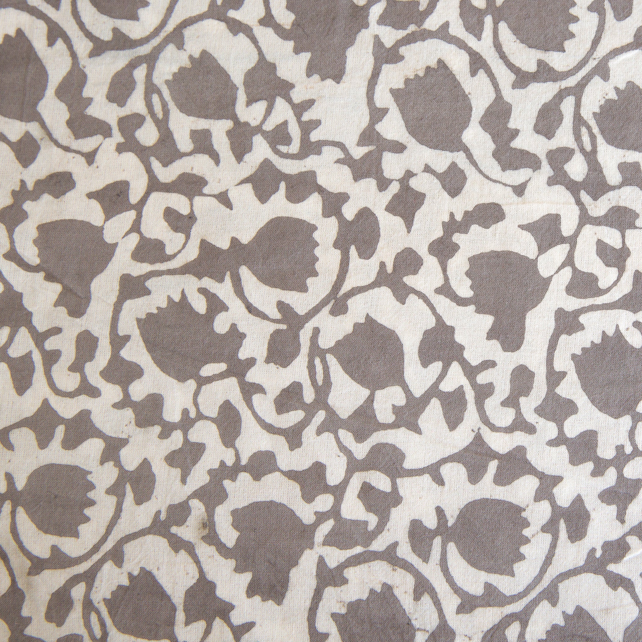 Fabric - Organic Cotton Block Printed with Natural Dyes - Clay Bloom - Image 2