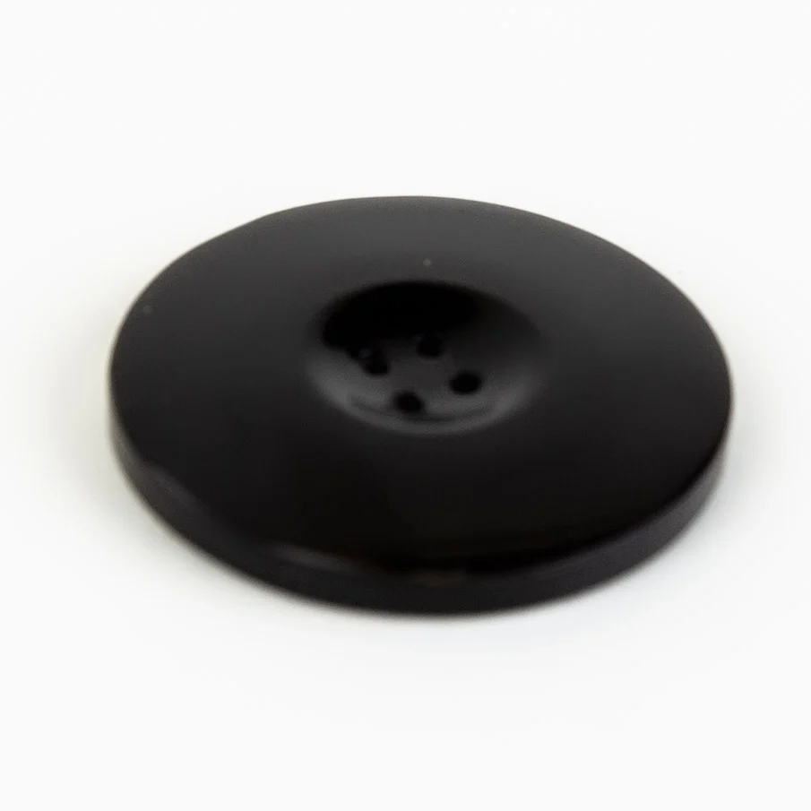 Handcarved Horn Button - Simple - Image 2