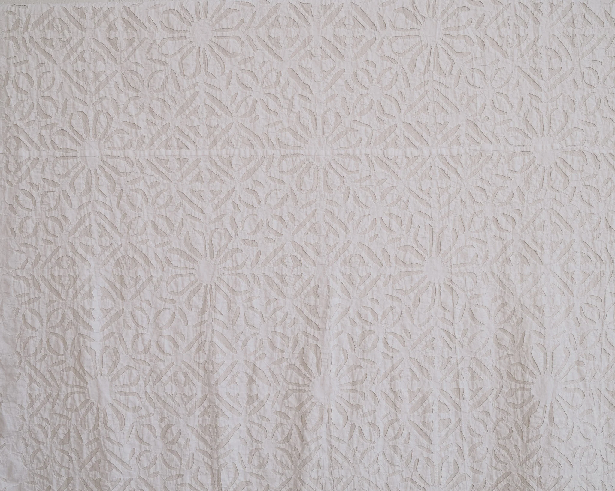 Handstitched Appliqué - White on Natural - Bounty - Image 5