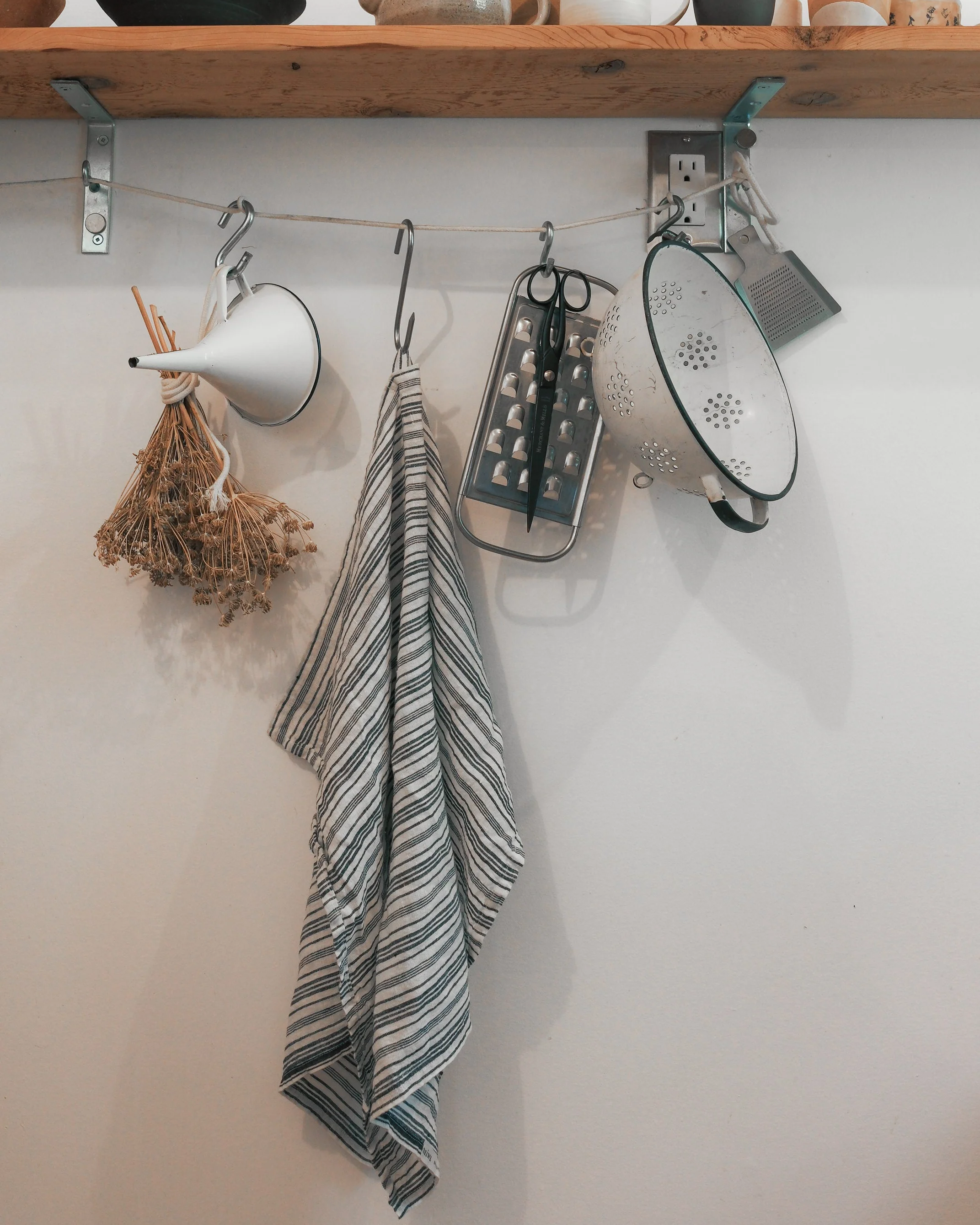 Handwoven Linen Tea Towel - Fleur de Sel - Image 3