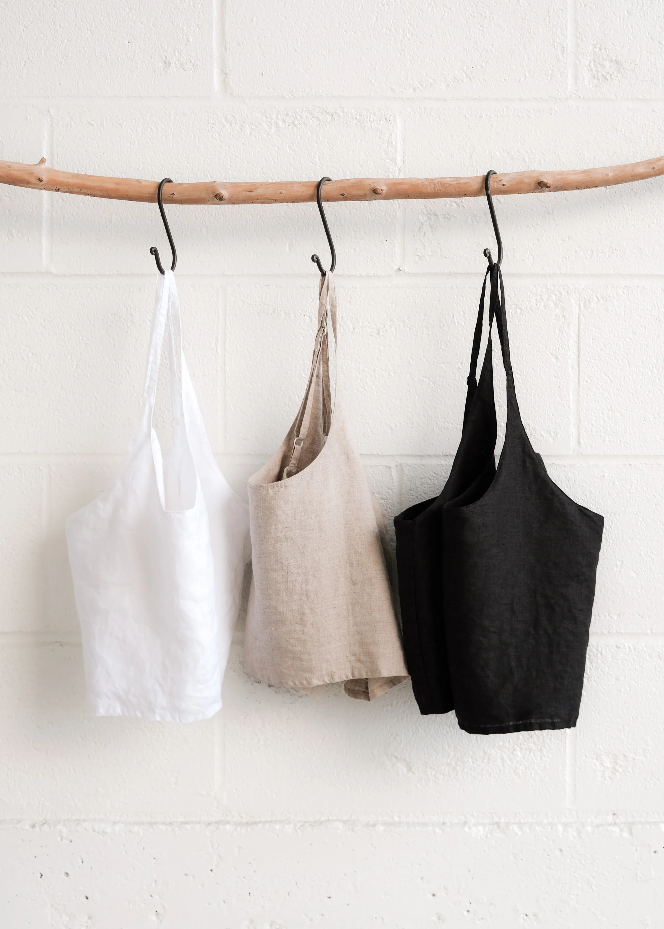 Hibiscus Crop Tank - Linen - Natural - Image 11
