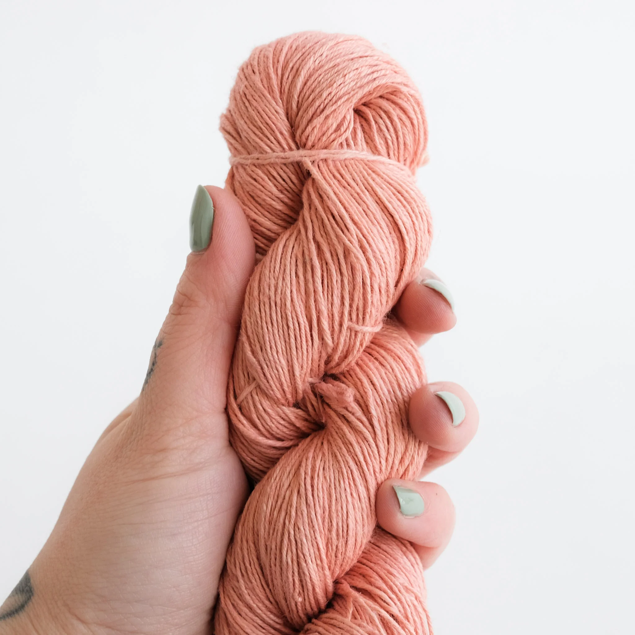 Honest Yarn - Naturally Dyed Organic Linen - Sport - Madder Light - Image 3