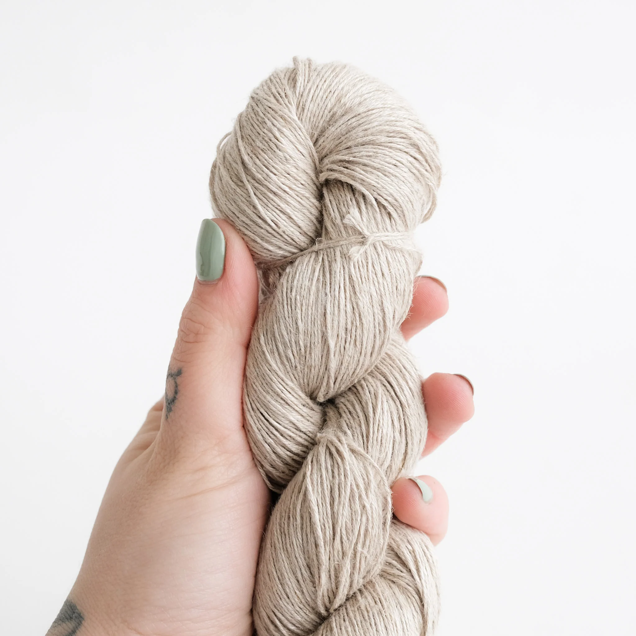 Honest Yarn - Organic Linen - Fingering - Natural Undyed - Image 3