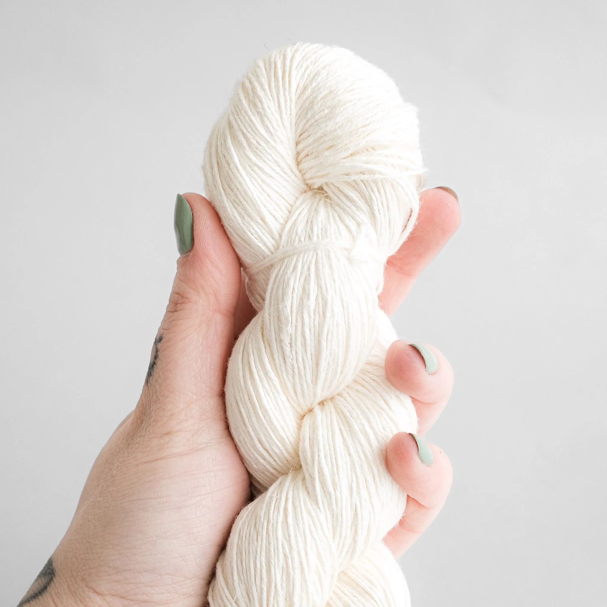 Honest Yarn - Organic Linen - Sport - White Undyed - Image 3