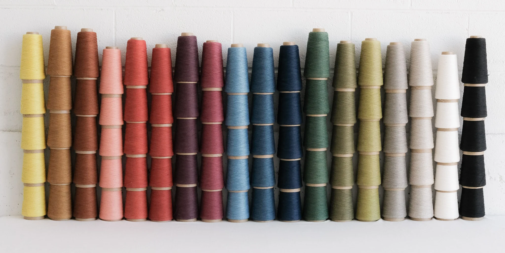 Honest Yarn Wholesale - Naturally Dyed Organic Linen - 90 Cones - COBWEB - Image 5