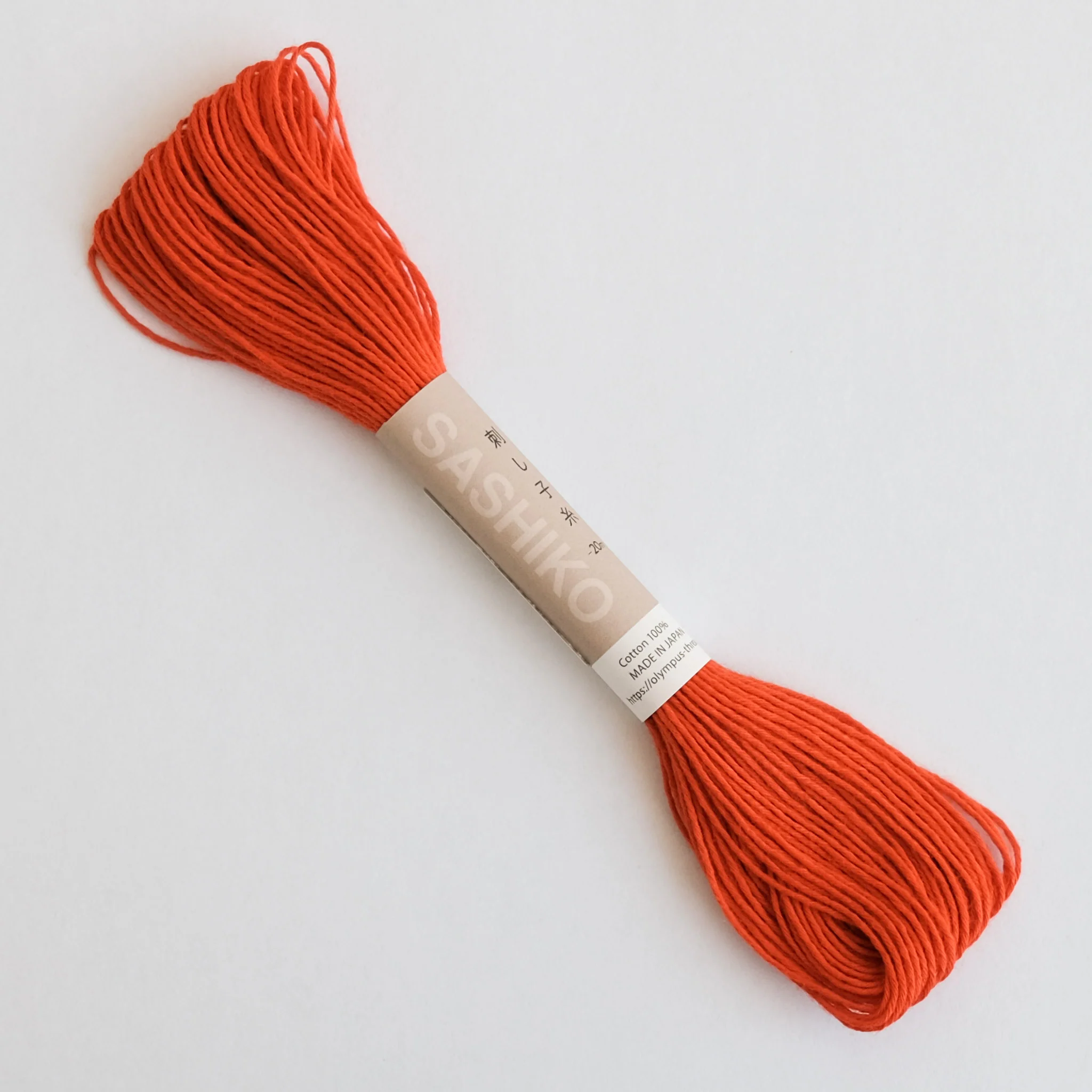Japanese Sashiko Thread - Mandarin 20m