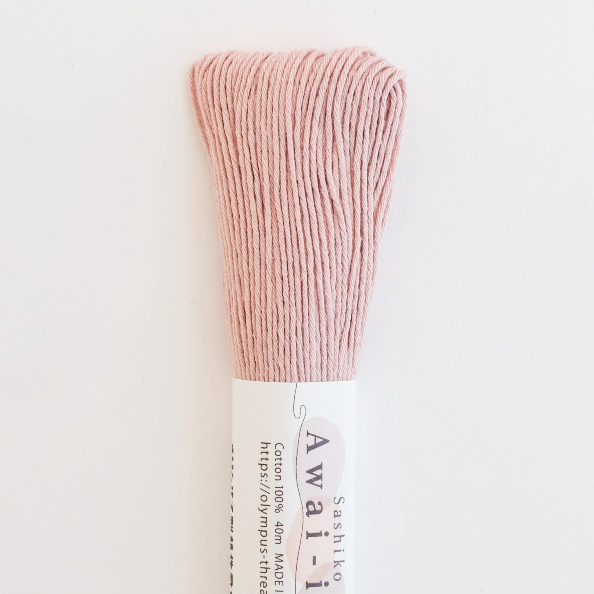 Japanese Sashiko Thread - Rose Beige 40m - Image 2