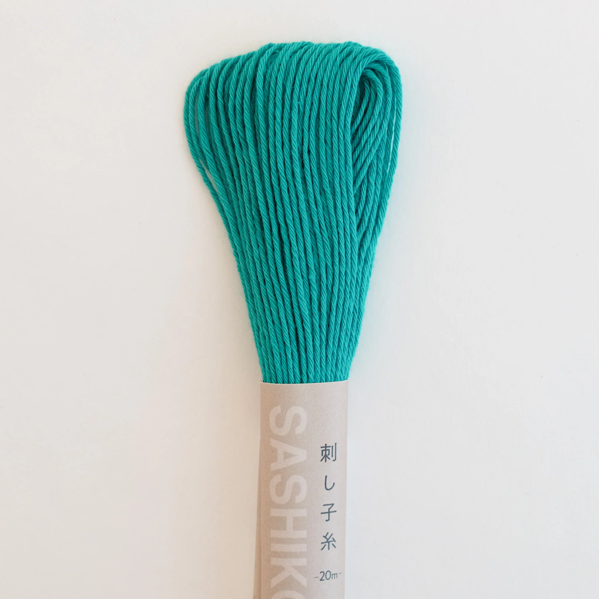 Japanese Sashiko Thread - Turquoise 20m - Image 2