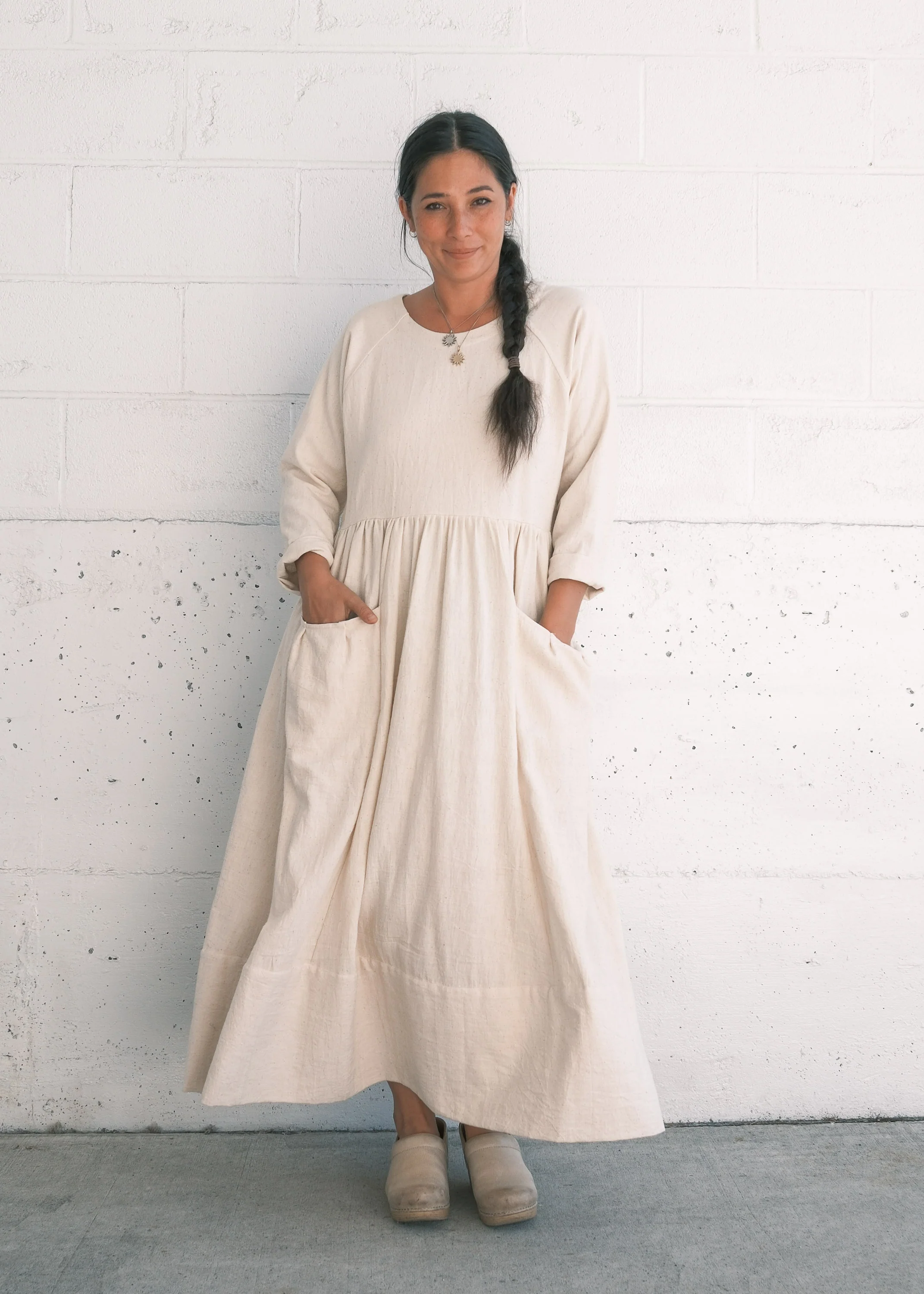 Journeywoman - Māra Dress - Handwoven Kala Cotton