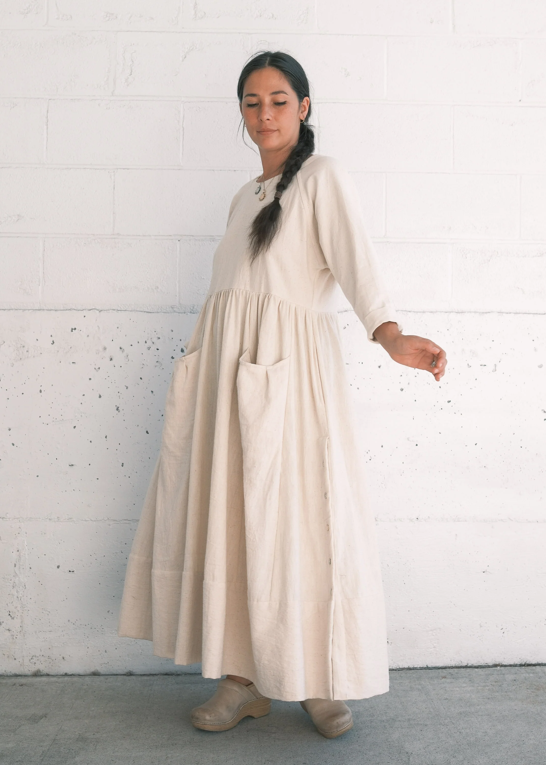Journeywoman - Māra Dress - Handwoven Kala Cotton - Image 11