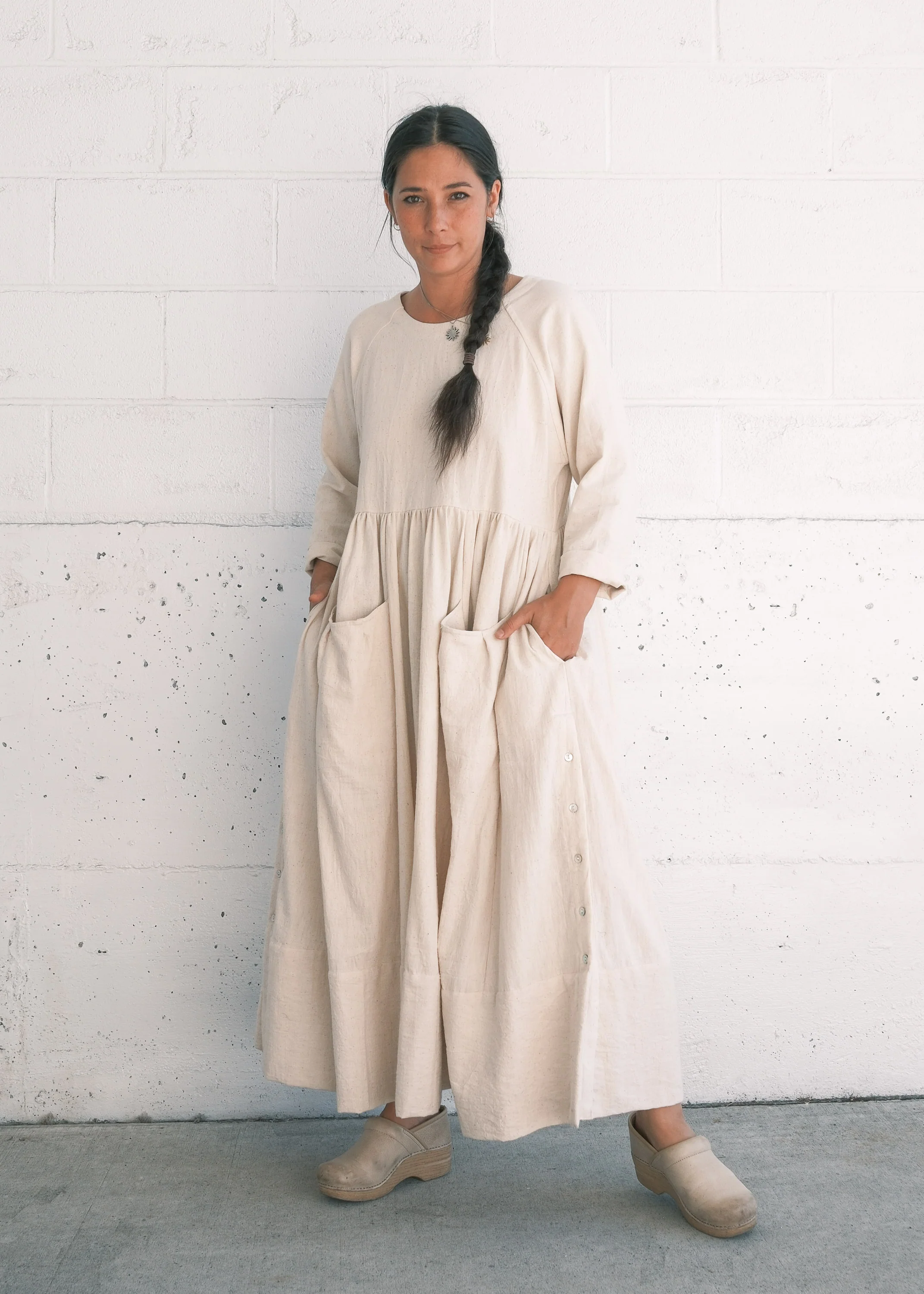 Journeywoman - Māra Dress - Handwoven Kala Cotton - Image 9