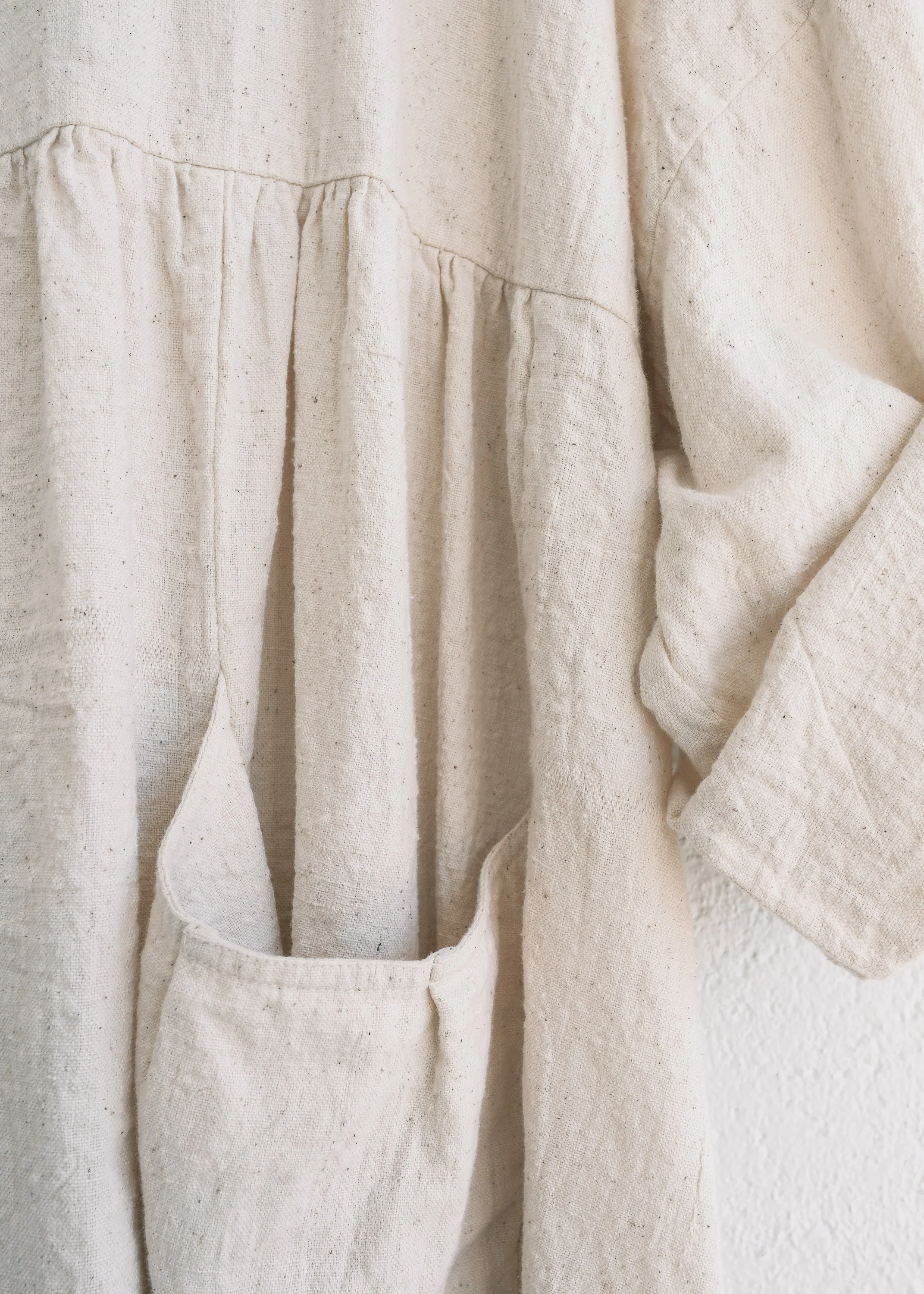 Journeywoman - Whispering Leaf Smock - Handwoven Kala Cotton - Image 9