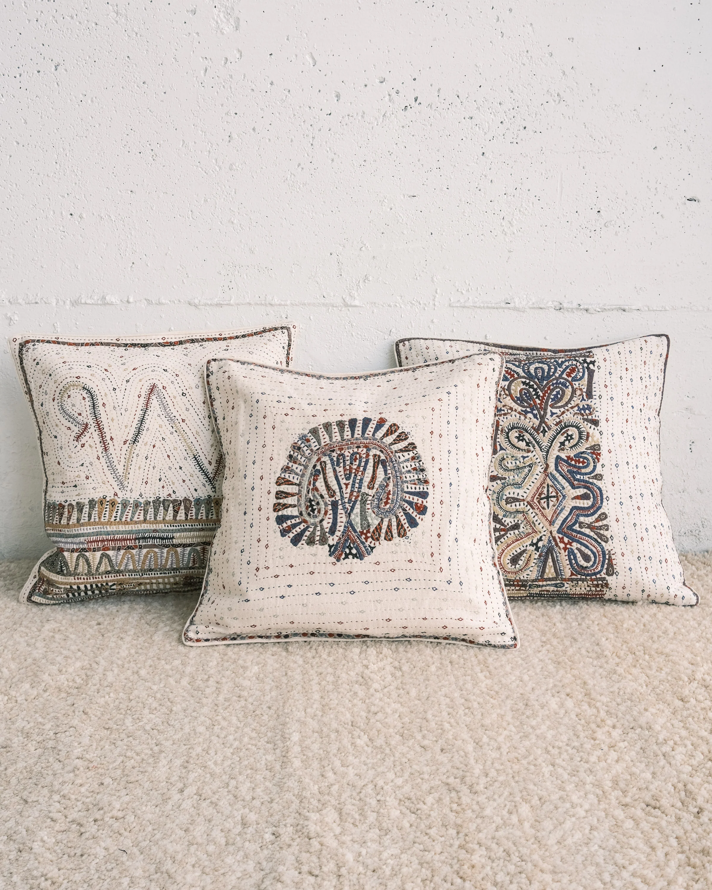 Kachchh Embroidery - 16" Cushion Cover - Dhebaria Rabari - Virtue - Image 4