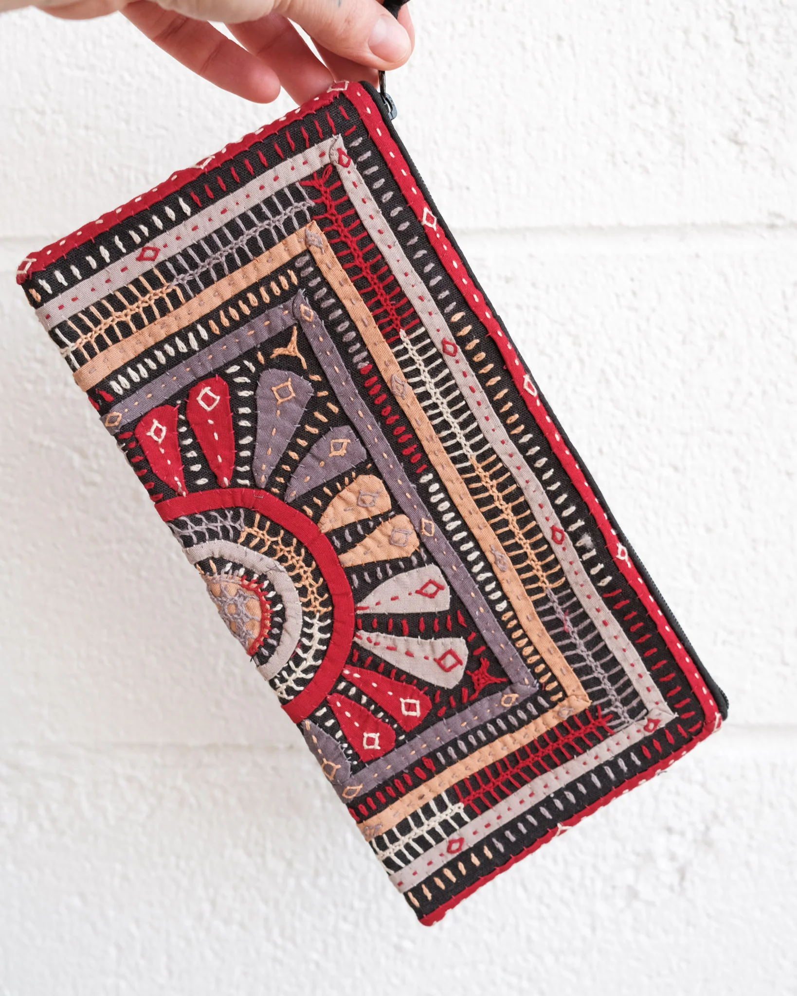 Kachchh Embroidery - Clutch - Dhebaria Rabari - Jasper