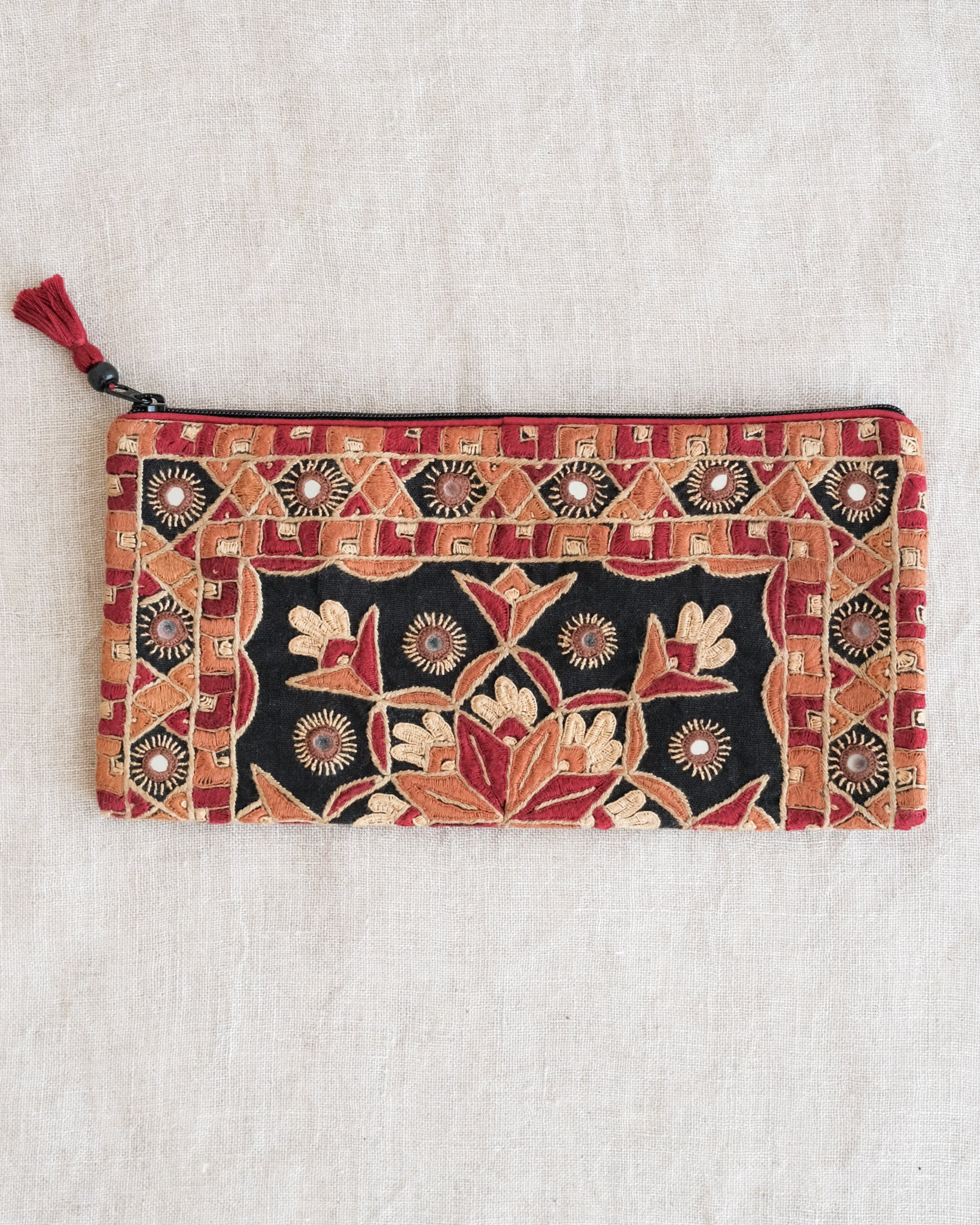Kachchh Embroidery - Clutch - Node - Wild Rose - Image 3
