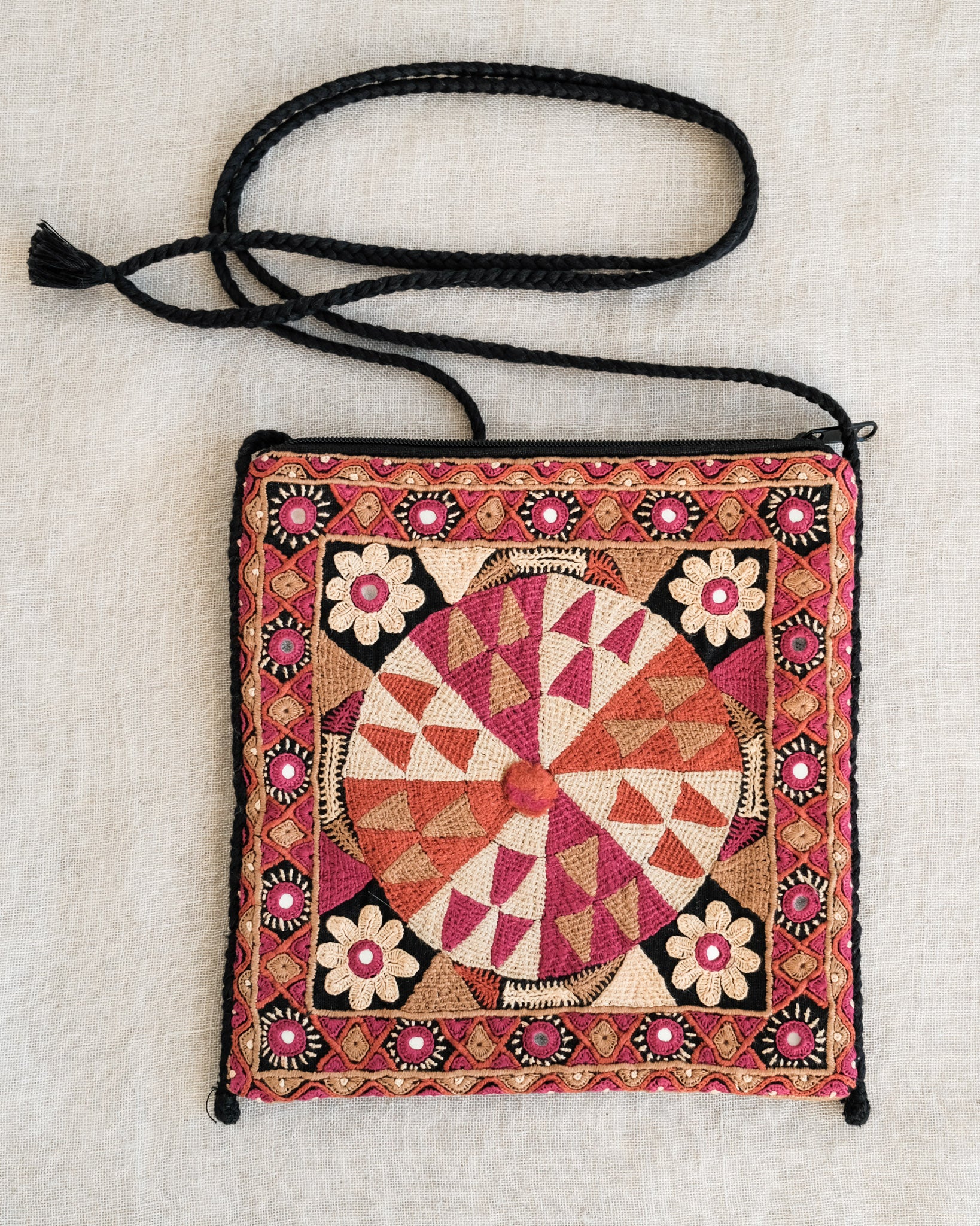 Kachchh Embroidery - Evening Bag - Node - Sunset - Image 3
