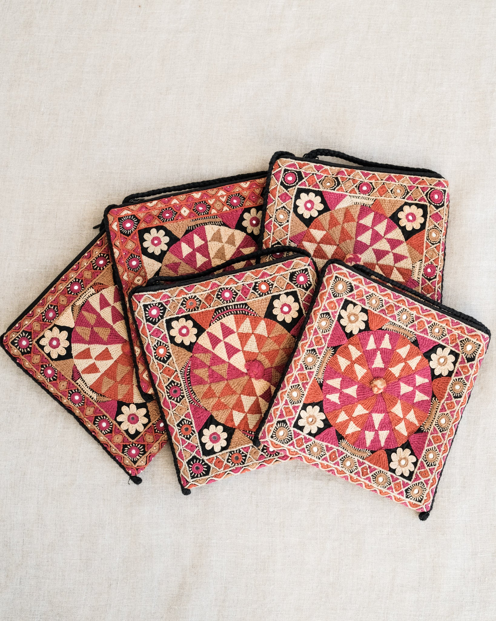 Kachchh Embroidery - Evening Bag - Node - Sunset - Image 6