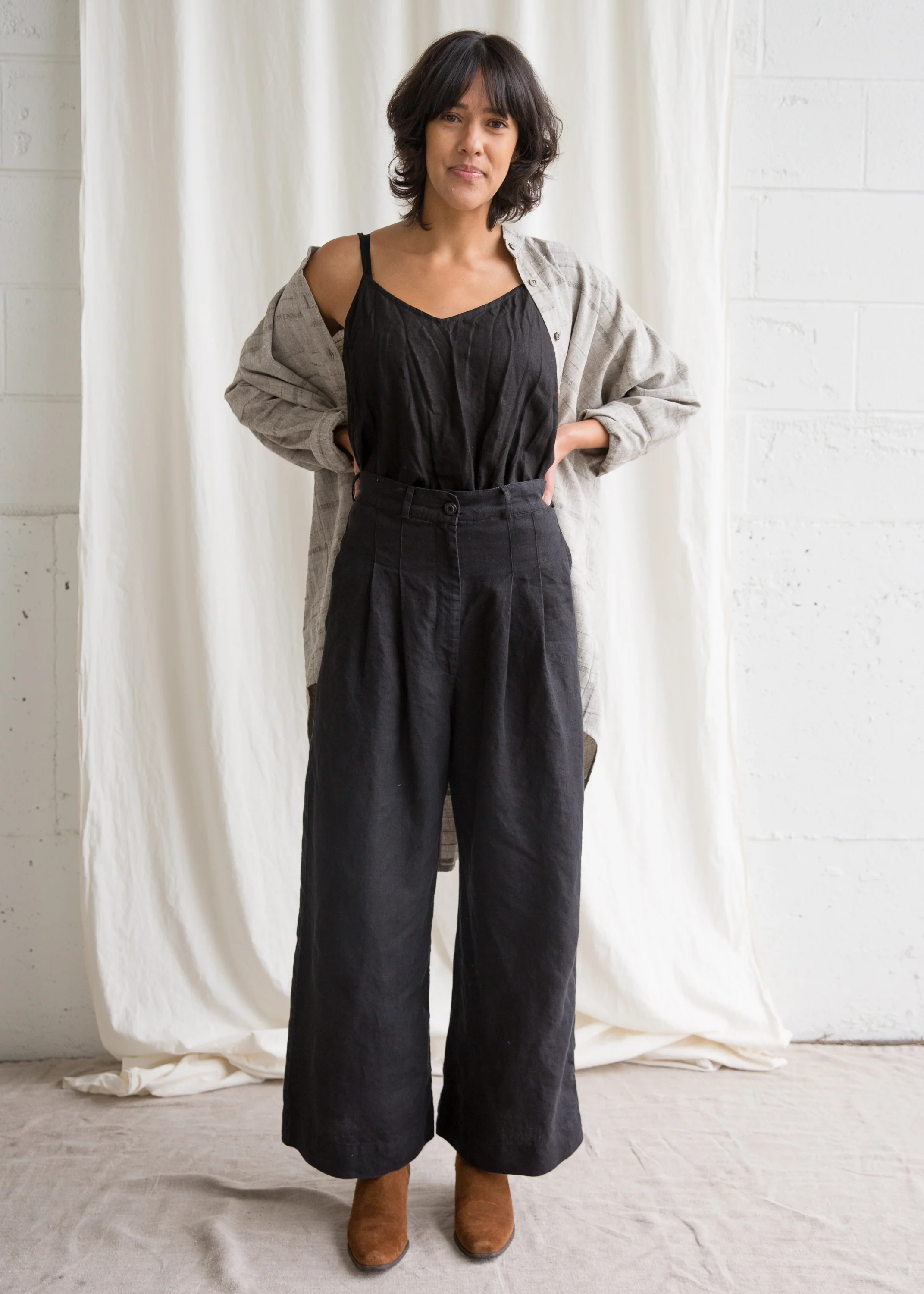 Khira Pant - Linen - Black - Image 6