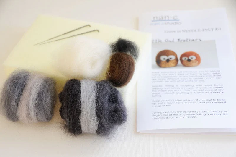 Learn to Felt Kit - Little Owl Brothers - Image 4