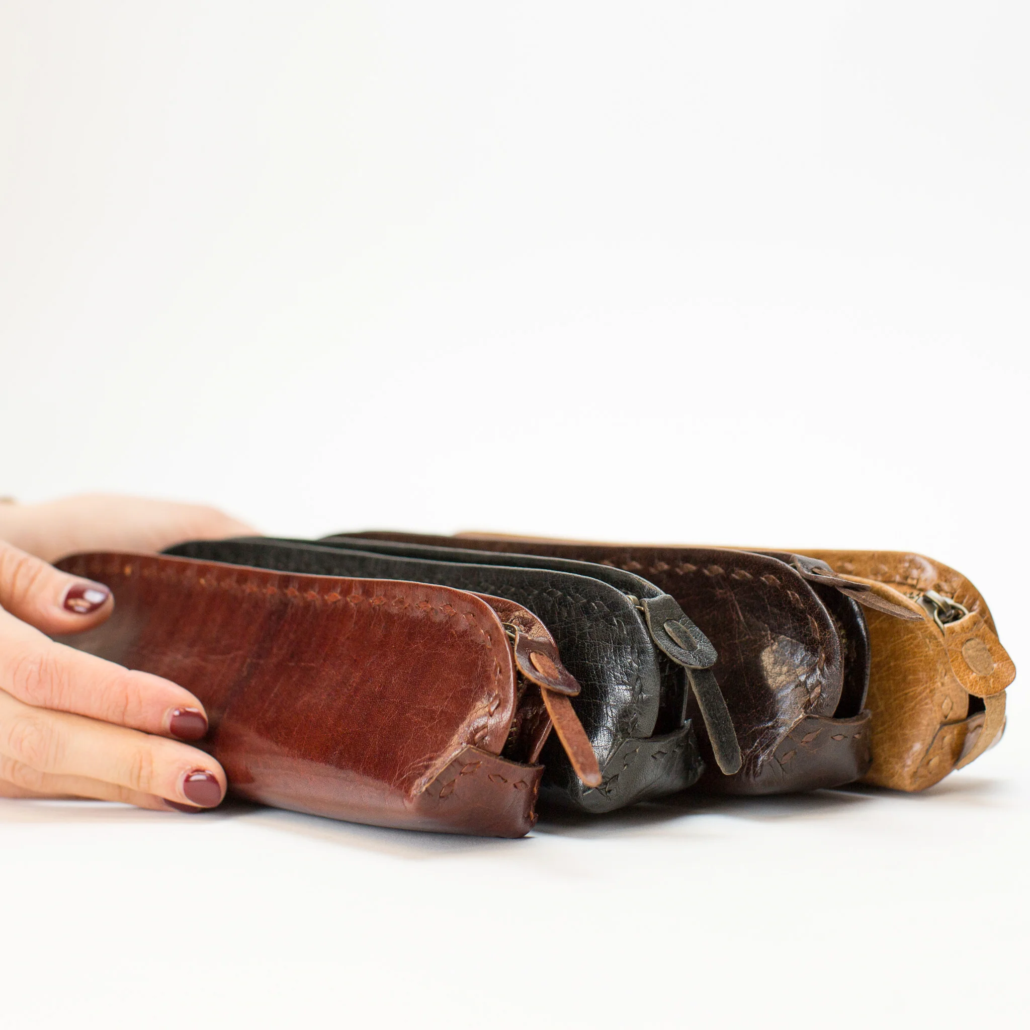 Leather Brush Case - Black - Image 4