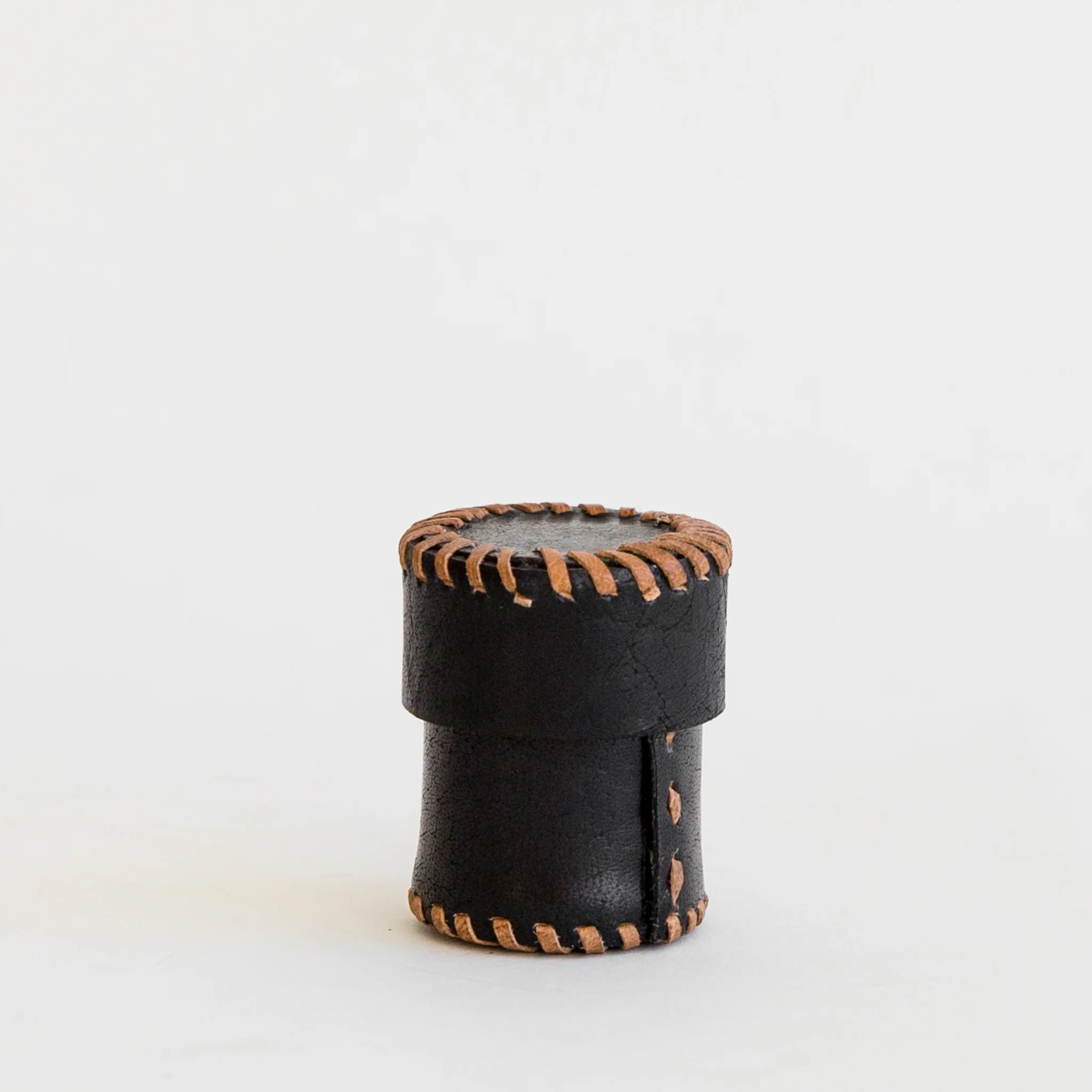 Leather Pins & Needles Case - Black - Image 6