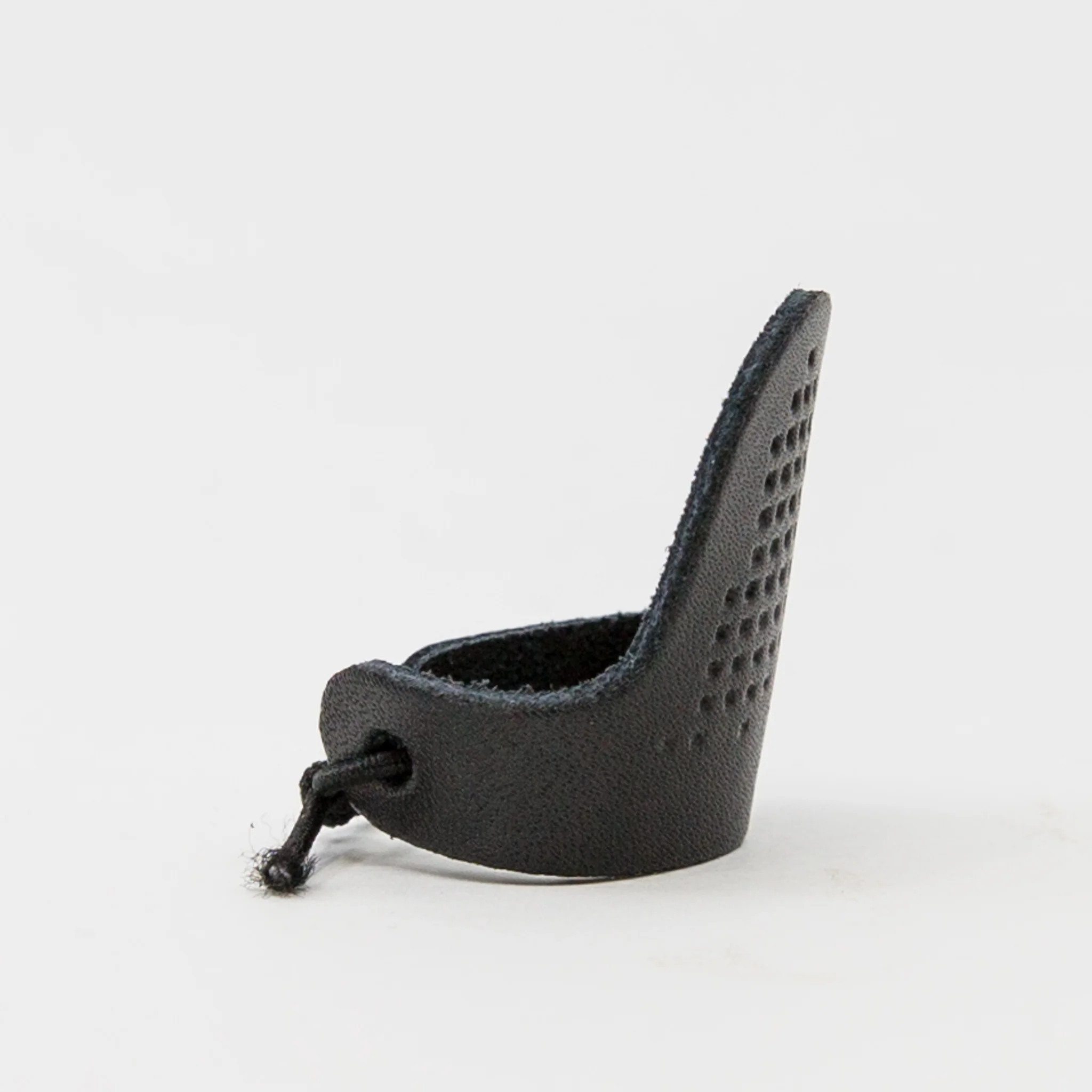 Leather Palm Thimble - Olympus Black - Image 3
