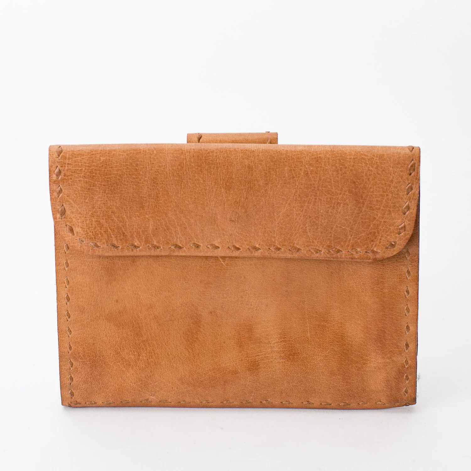 Leather Wallet Double Sided - Tan - Image 4