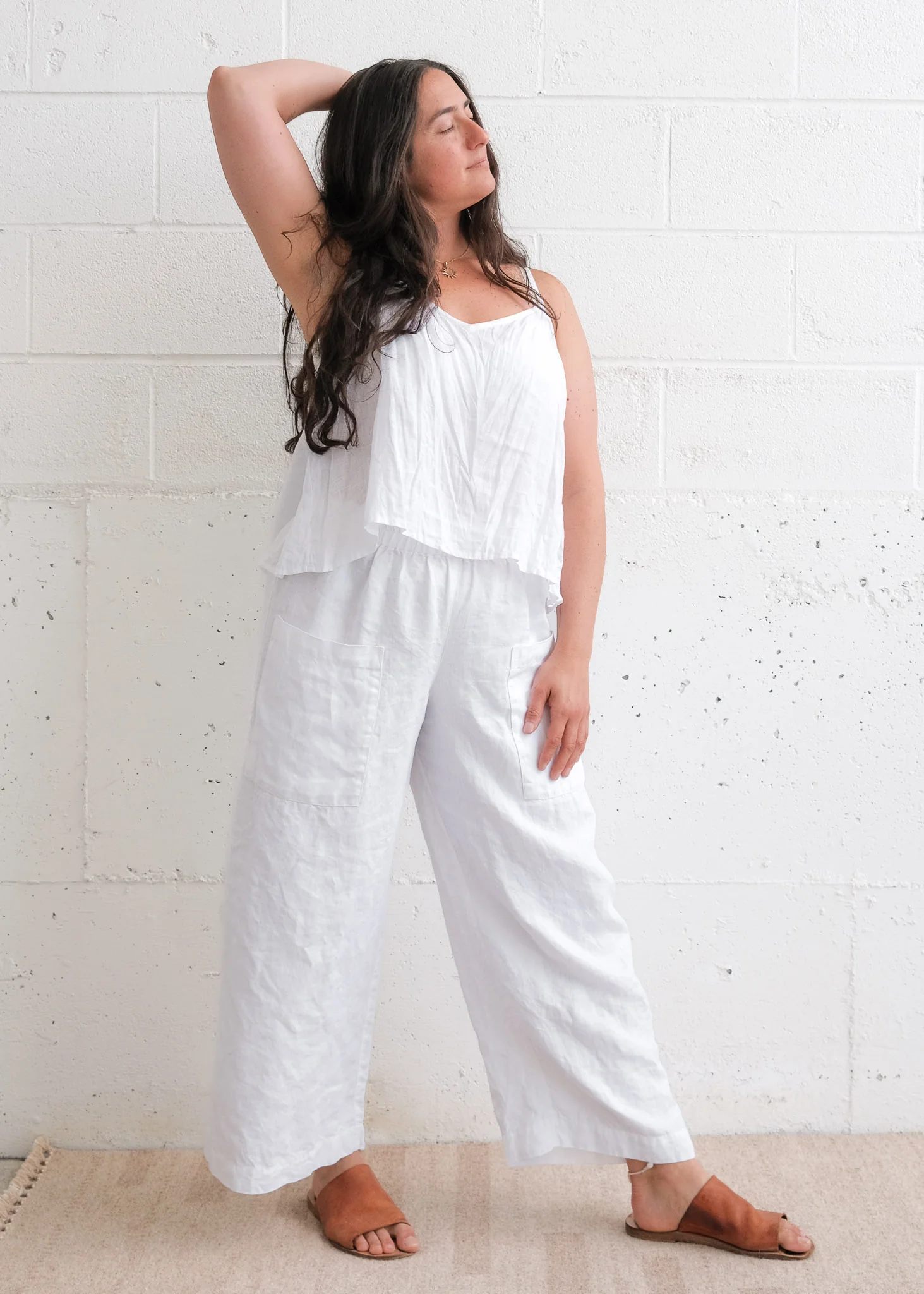Liberty Tank - Linen - White - Image 5