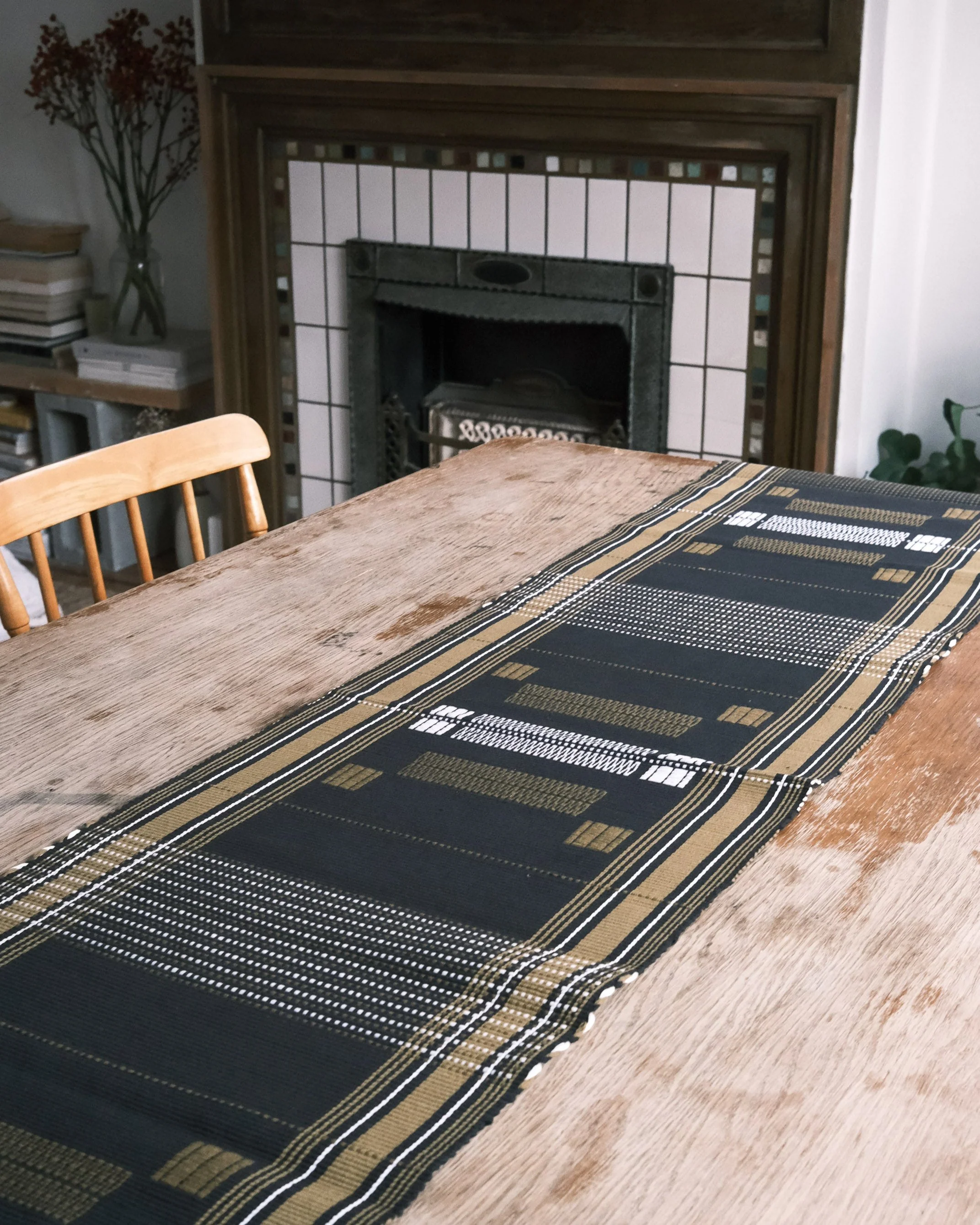 Nagaland - Handwoven Cotton Runner - Harmonium - Image 3