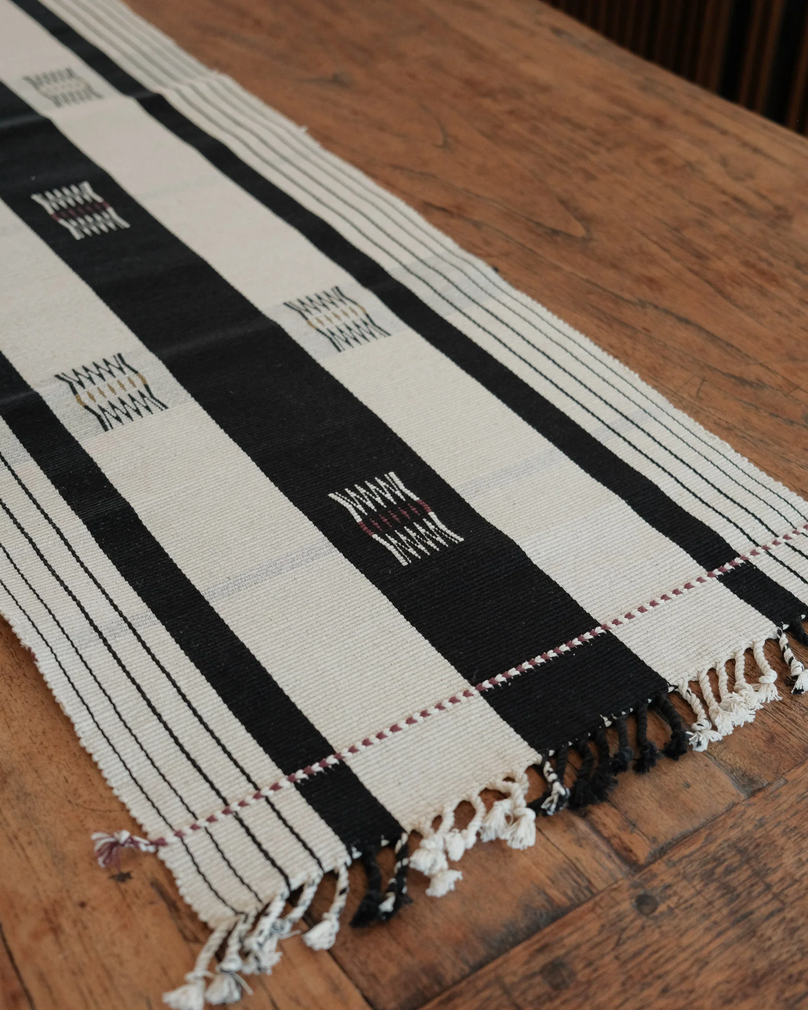 Nagaland - Handwoven Cotton Runner - Vessel - Image 3