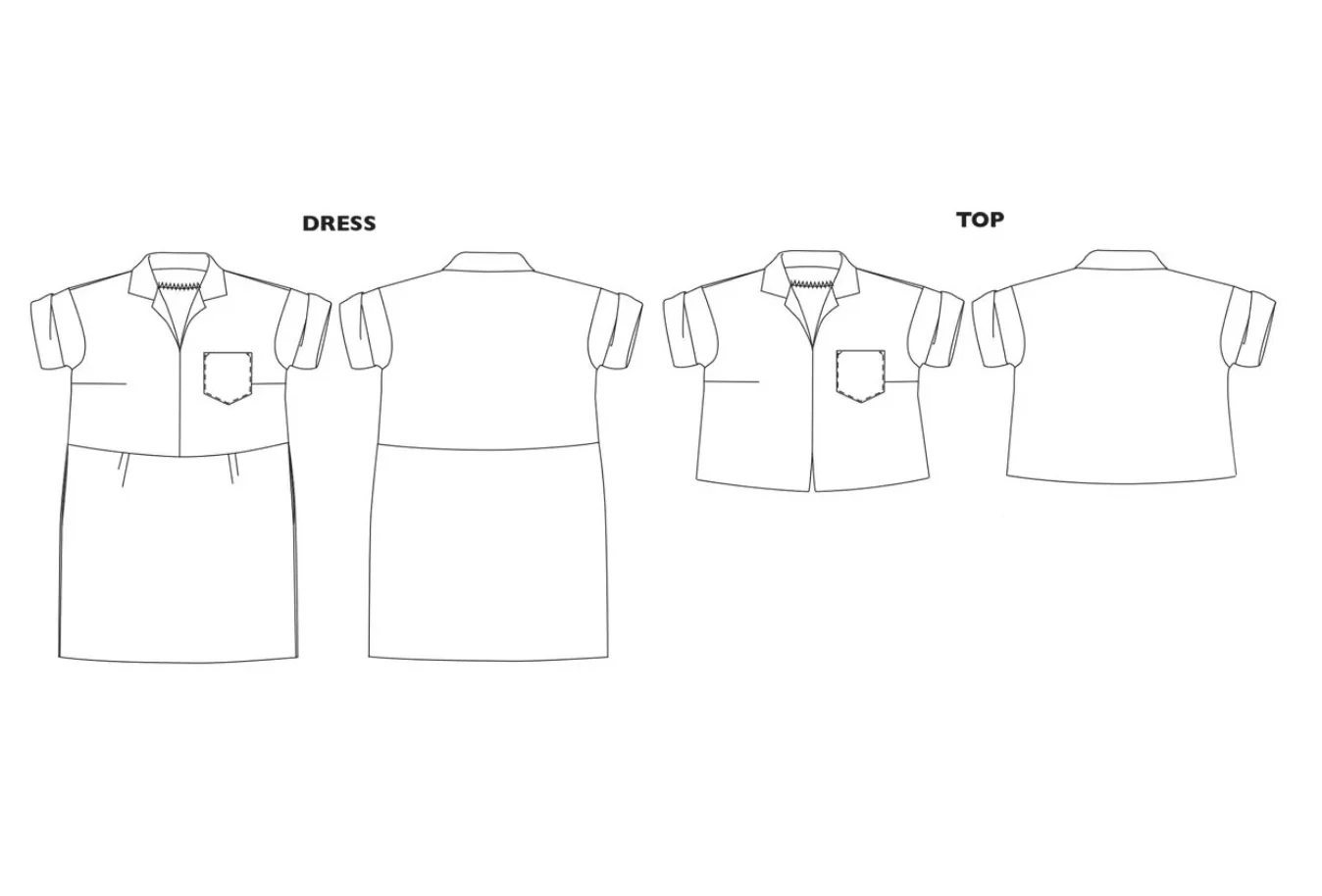 Pattern - The Factory Dress - Sizes 8-18 & 20-28 - Image 4