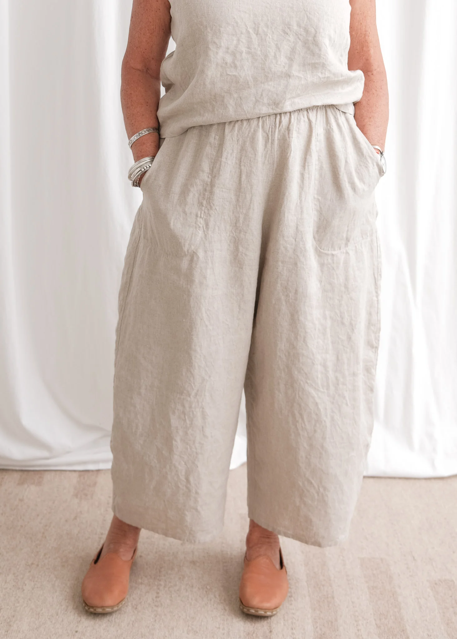 Pondicherry Pant - Linen - Natural - Image 10