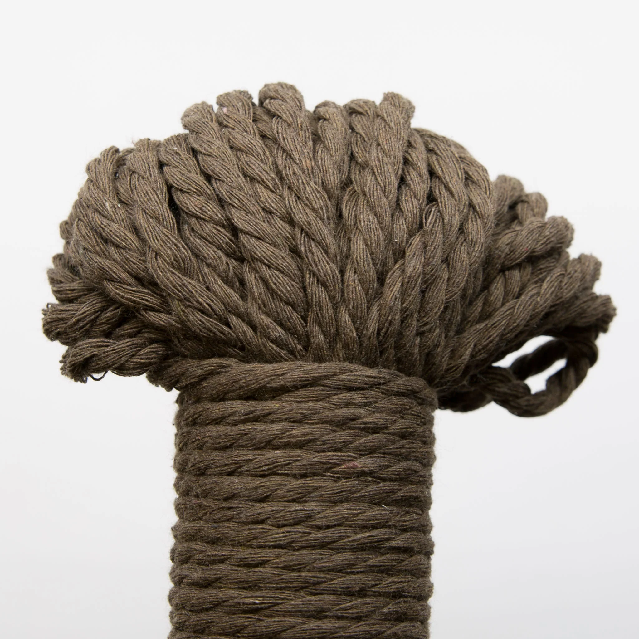 Recycled Cotton Rope - Espresso 150 feet - Image 3