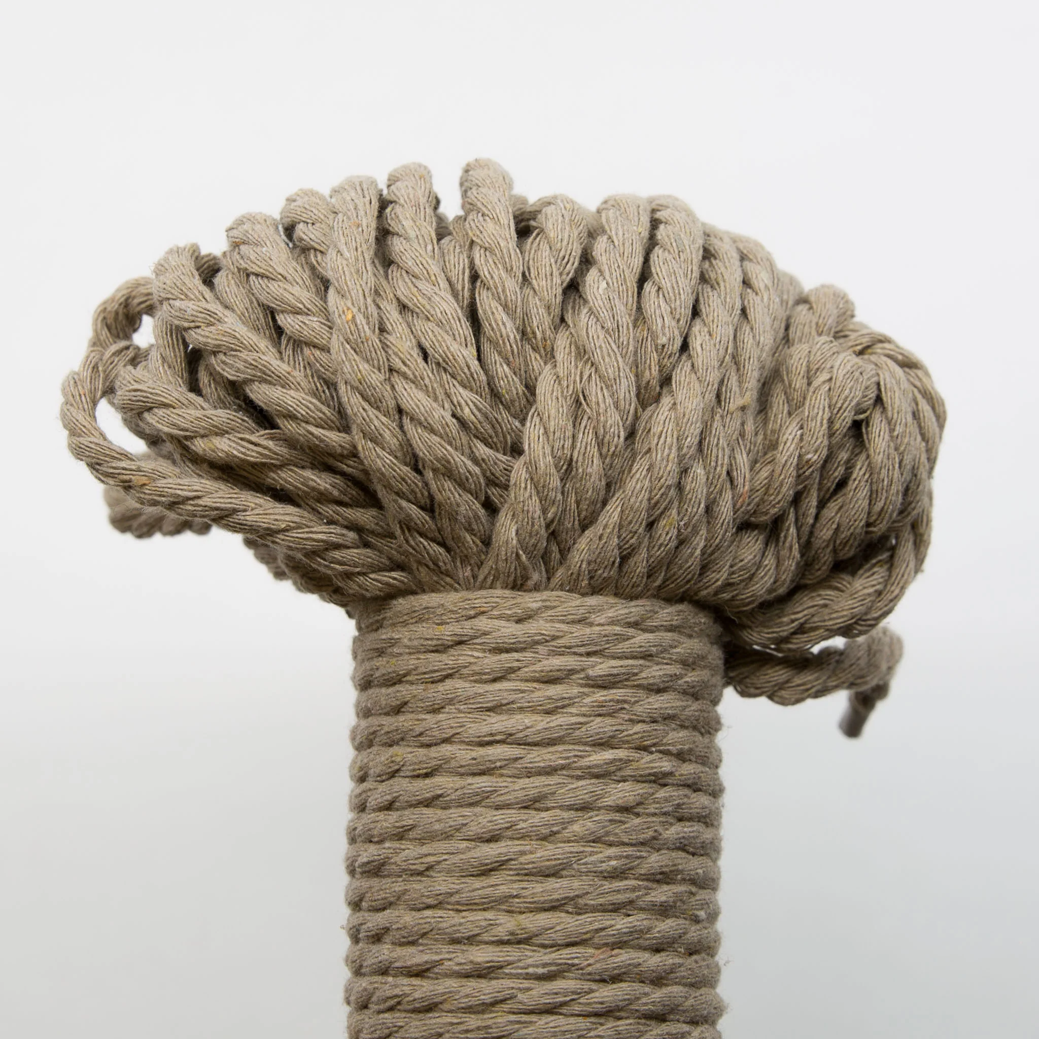 Recycled Cotton Rope - Clay 150 feet - Image 3