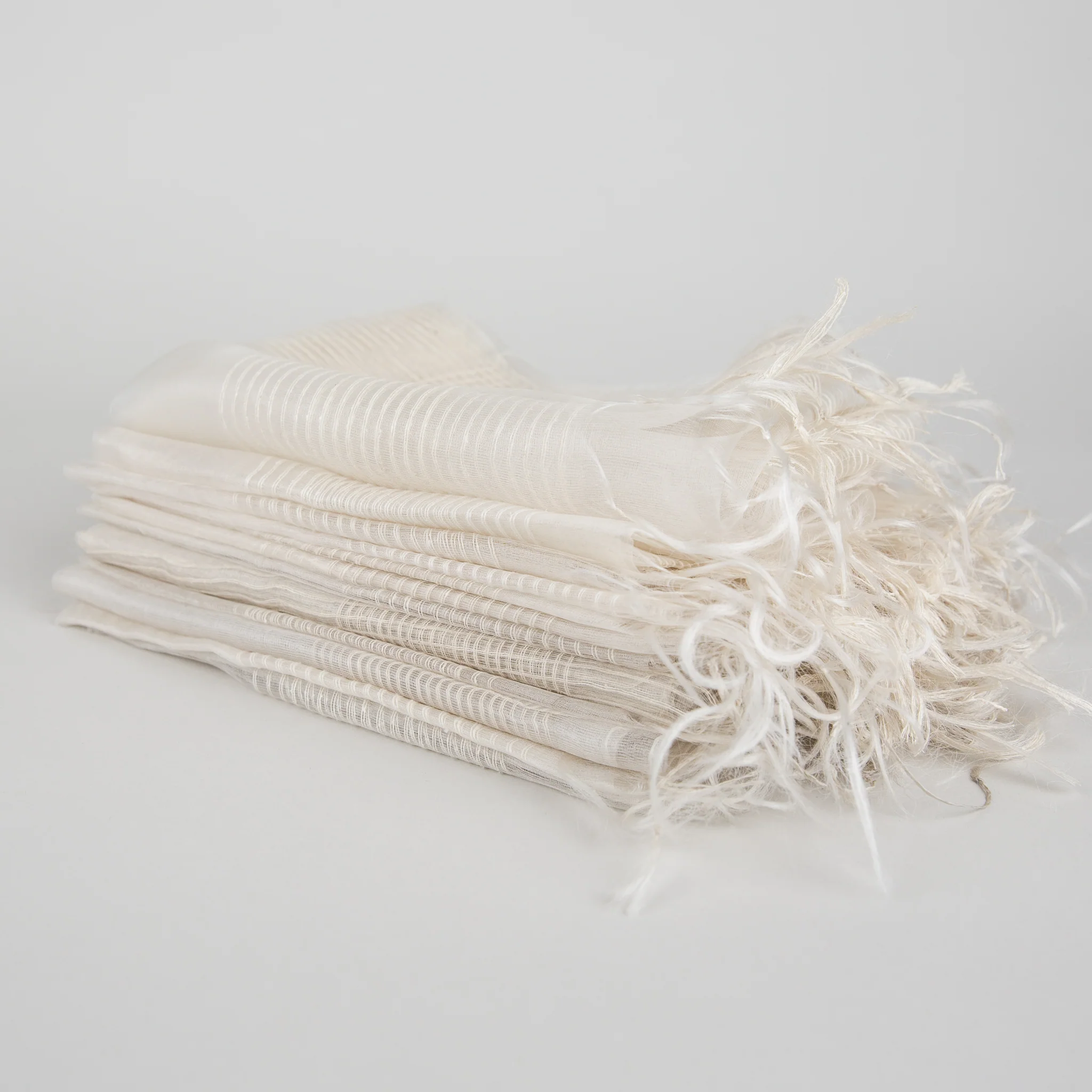 Scarves - Silk Handwoven - Selvedge Design (12 Pack)
