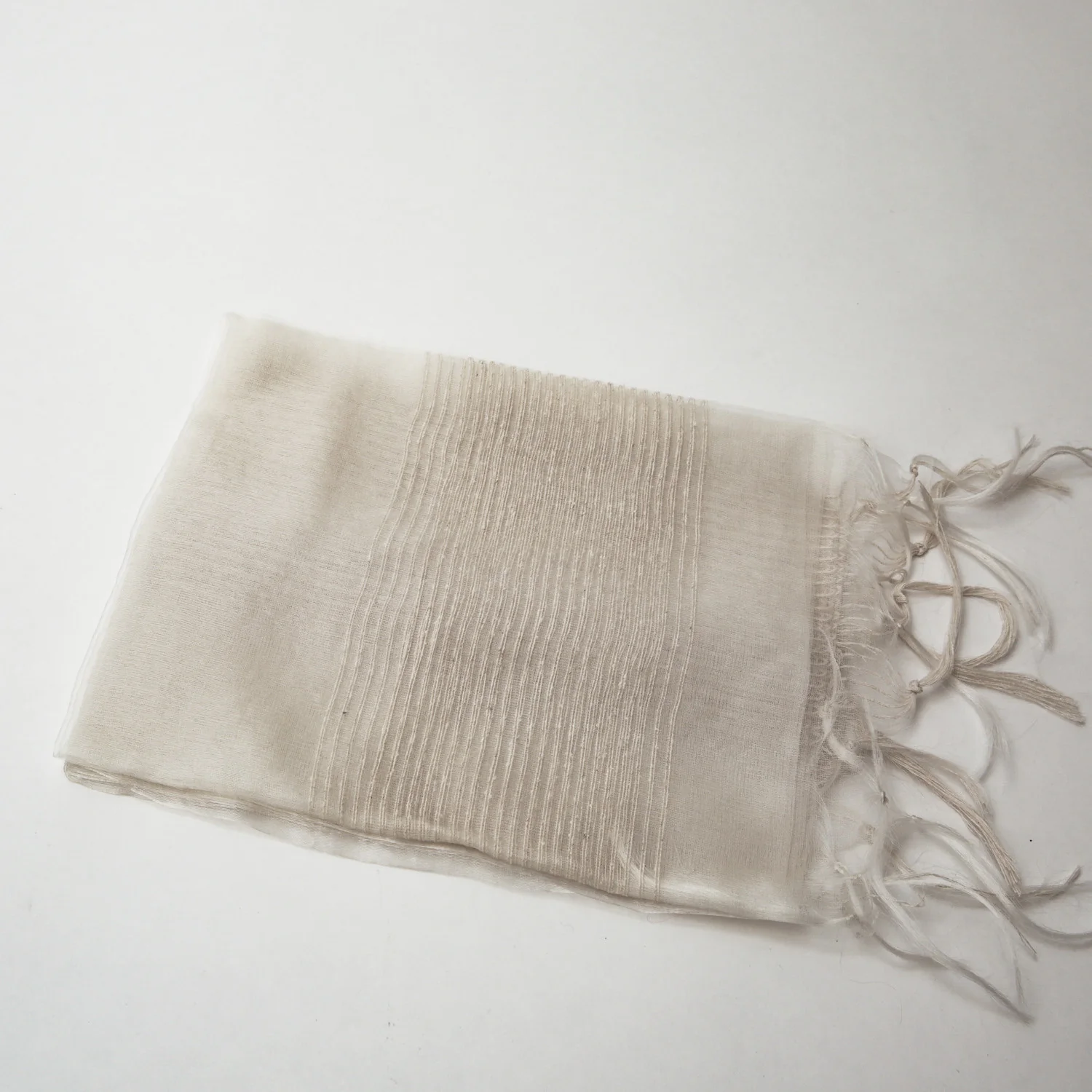 Scarf - Silk Handwoven - Selvedge Design - Image 2