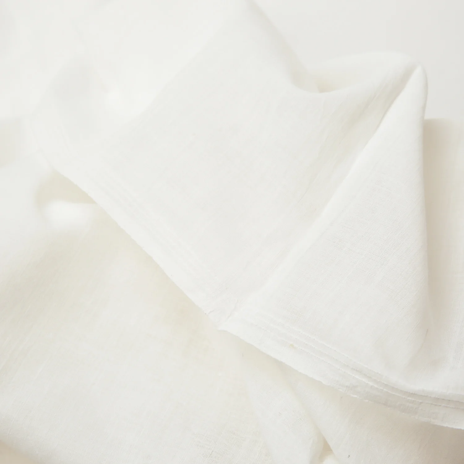 Scarves - Cotton Fine Handspun Handwoven - White (12 Pack) - Image 2