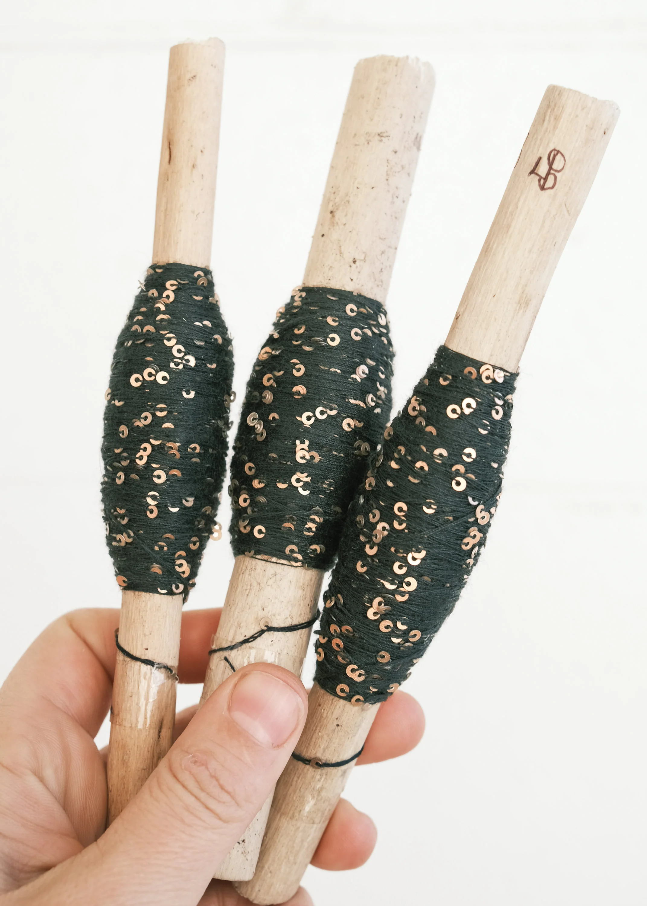 Sequin Thread - 50m Spool - Forest - Image 4