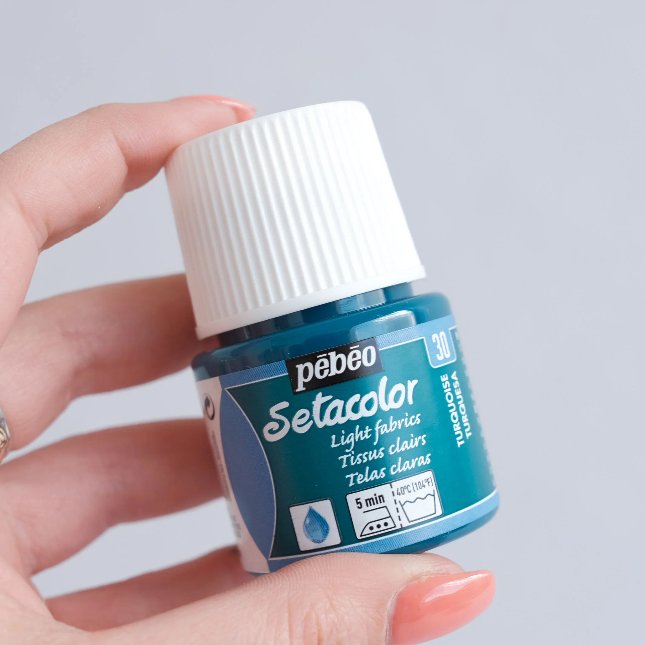 Setacolor Transparent 45 ml Turquoise 30 - Image 2