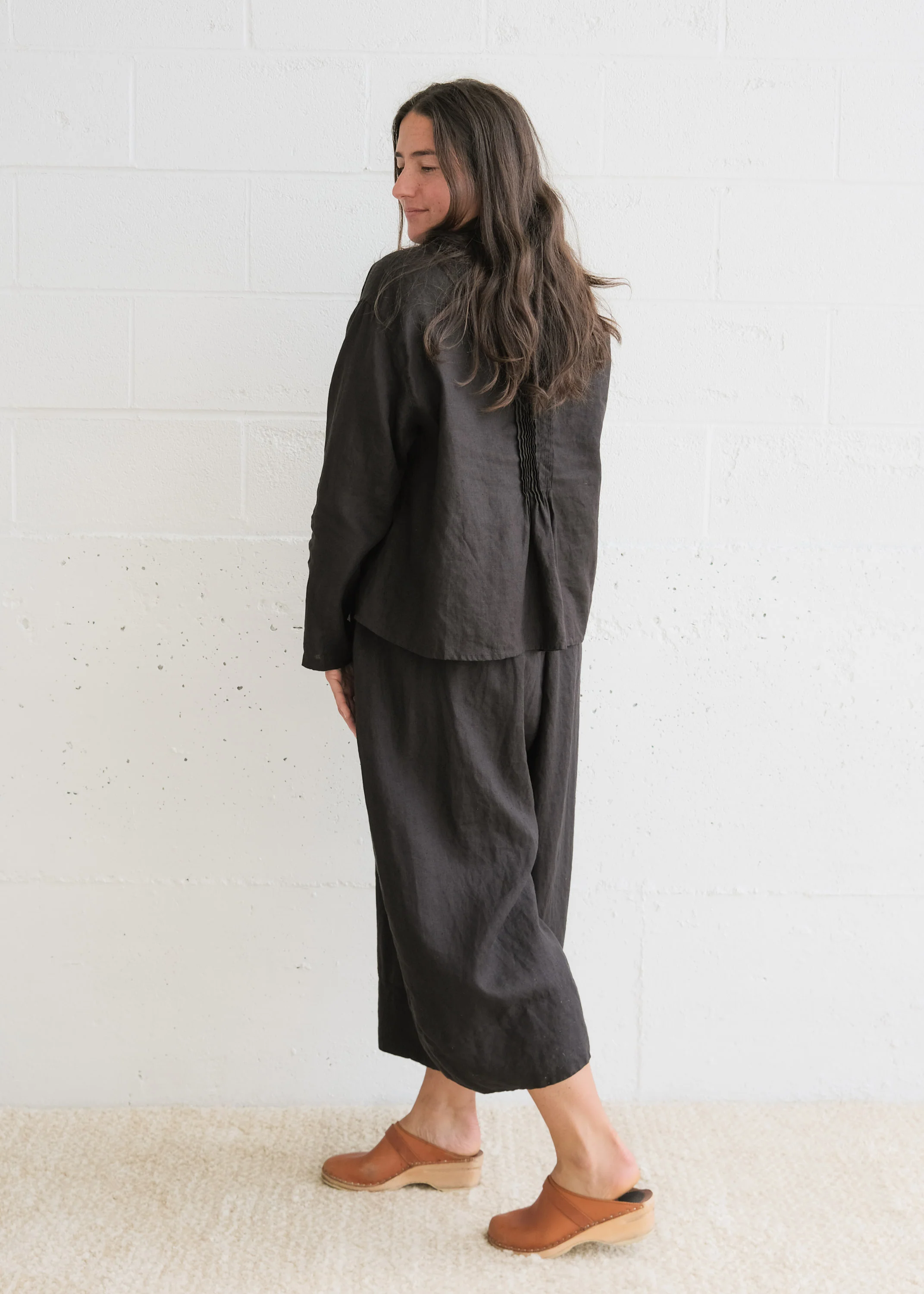 Shenai Shirt - Linen - Black - Image 3