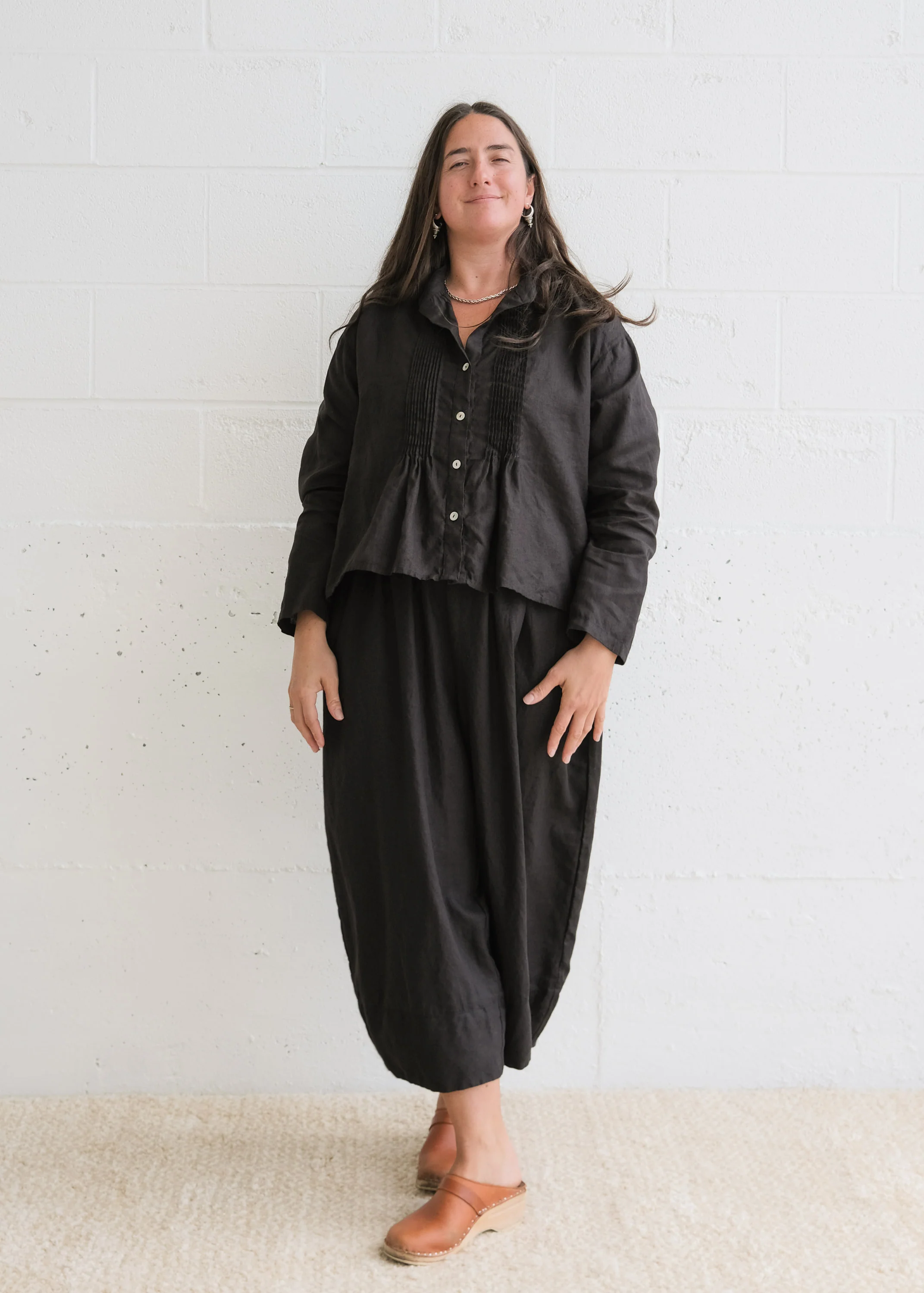 Shenai Shirt - Linen - Black - Image 5