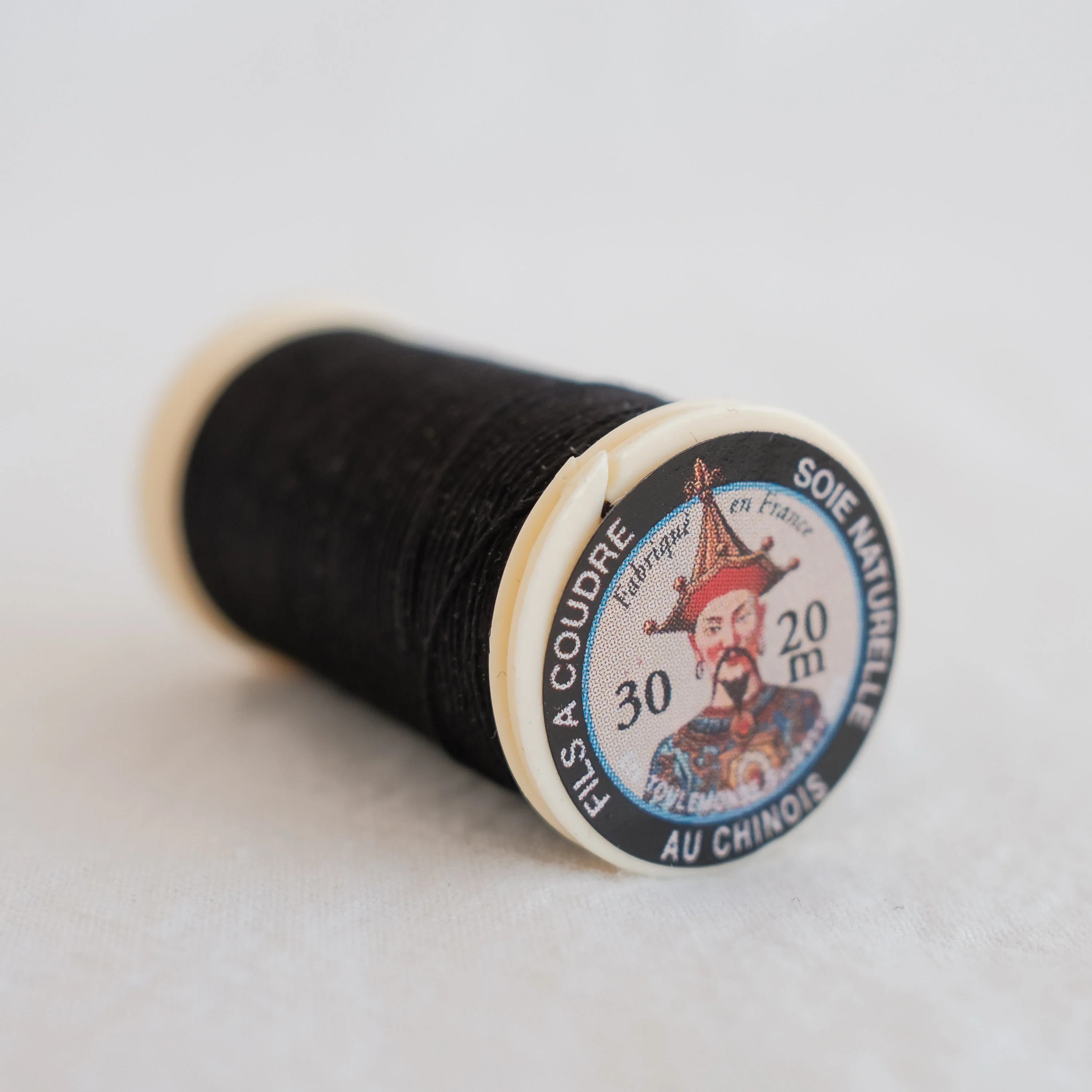 Silk Sewing Thread - Fil Au Chinois Perlé - Black