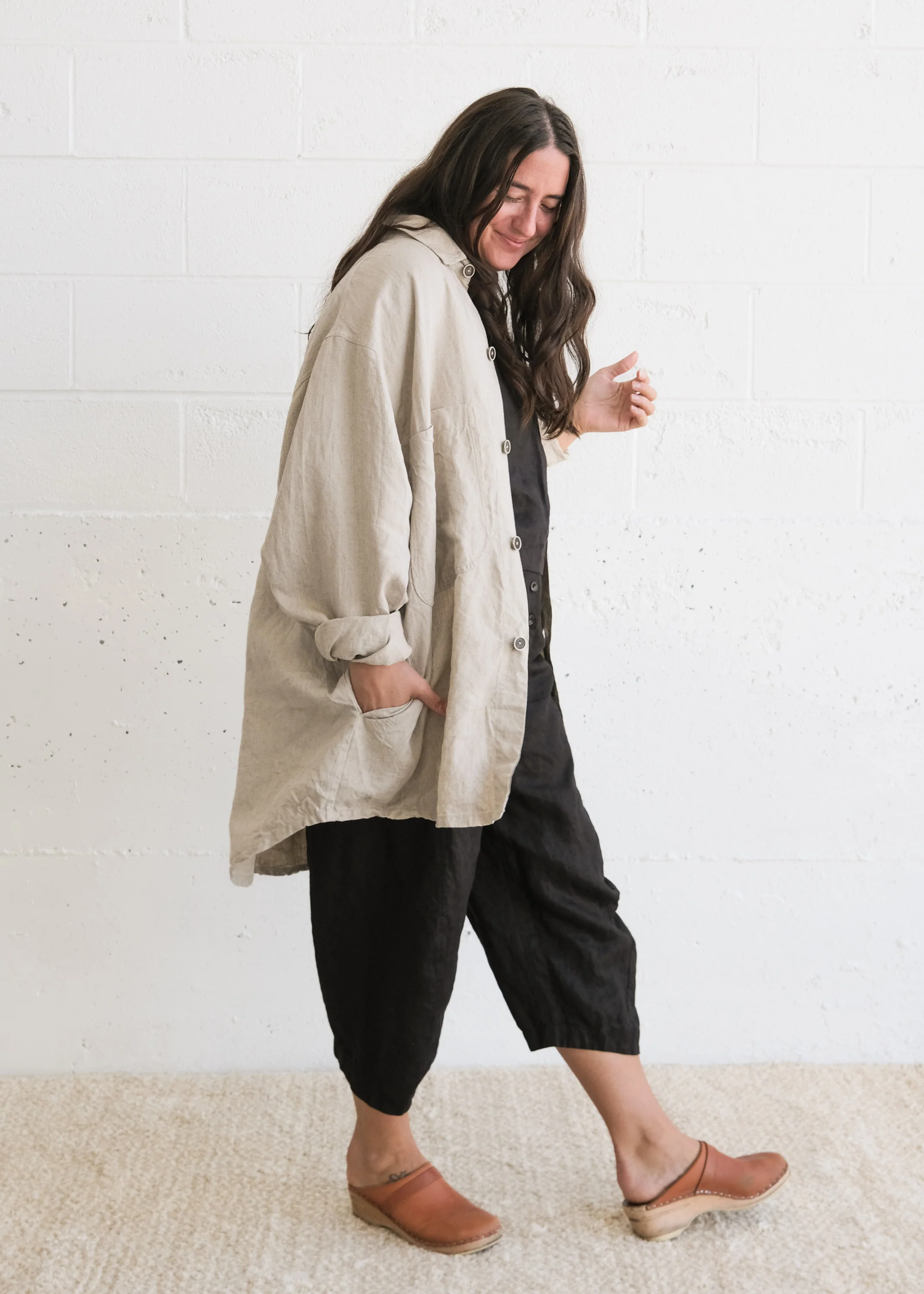 Studio Jacket - Linen - Natural - Image 7