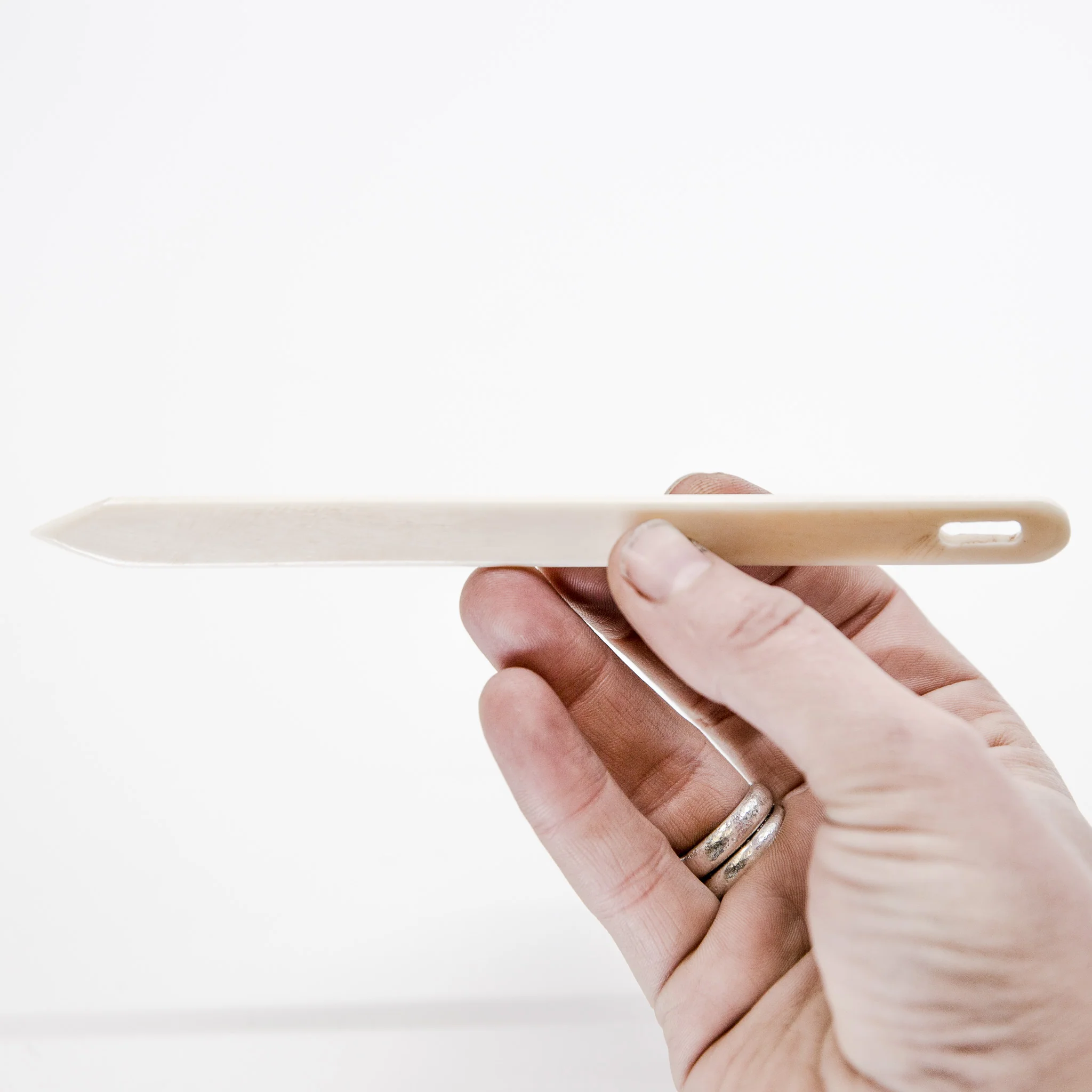 Tapestry Weaving Needle - Handcarved Bone