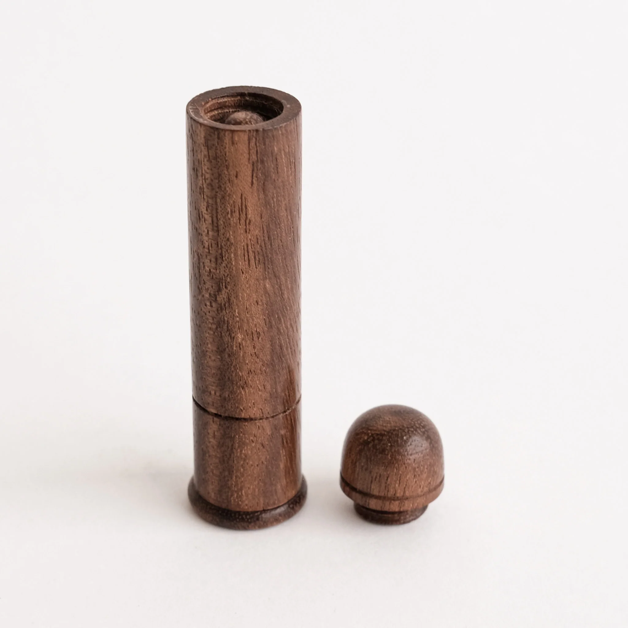 Thread & Button Case - Handcarved Acacia Wood - Image 4